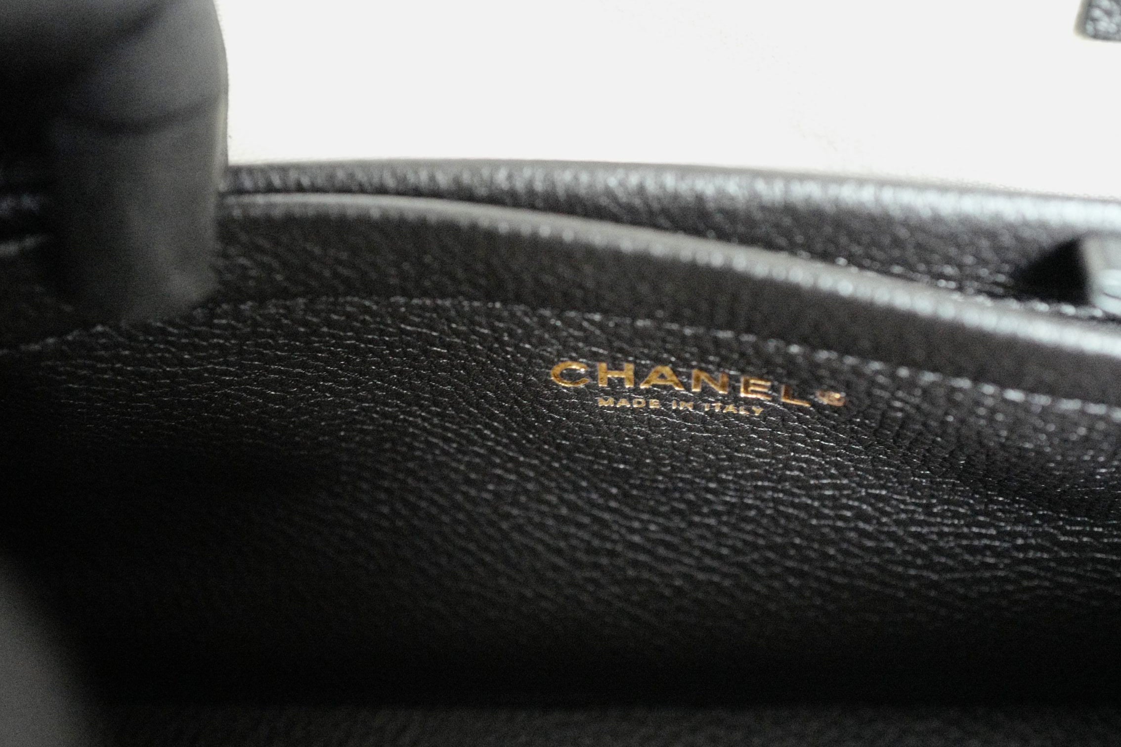 Chanel 26S Small Shopping Bag "Matthieu Blazy's" Black Calfskin Gold Hardware