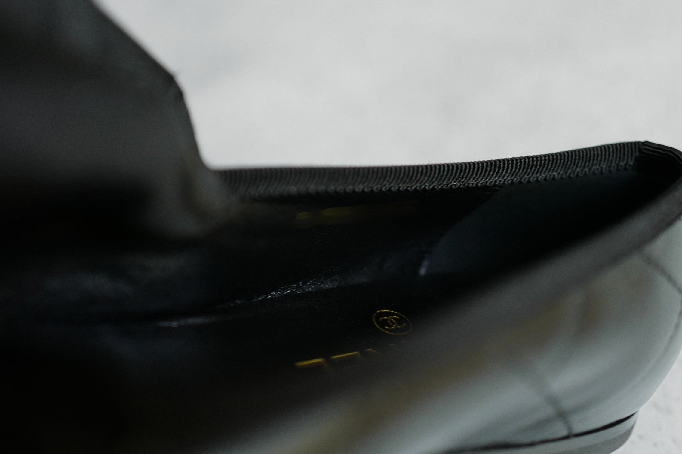Chanel 26M Coco Beach Ballet Flats Black Lambskin Size 37