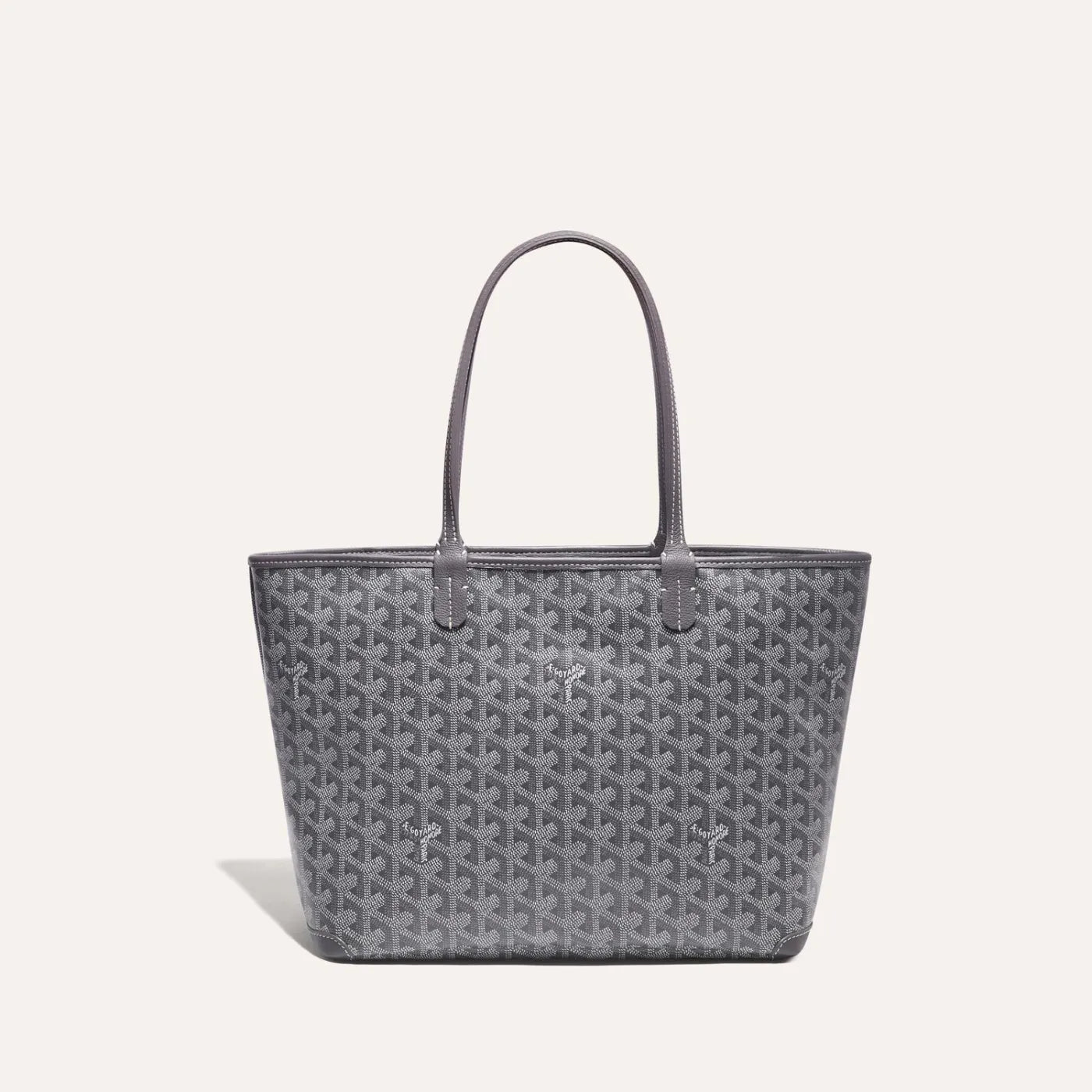 NEW Goyard Artois PM Bag Grey with with Palladium HW