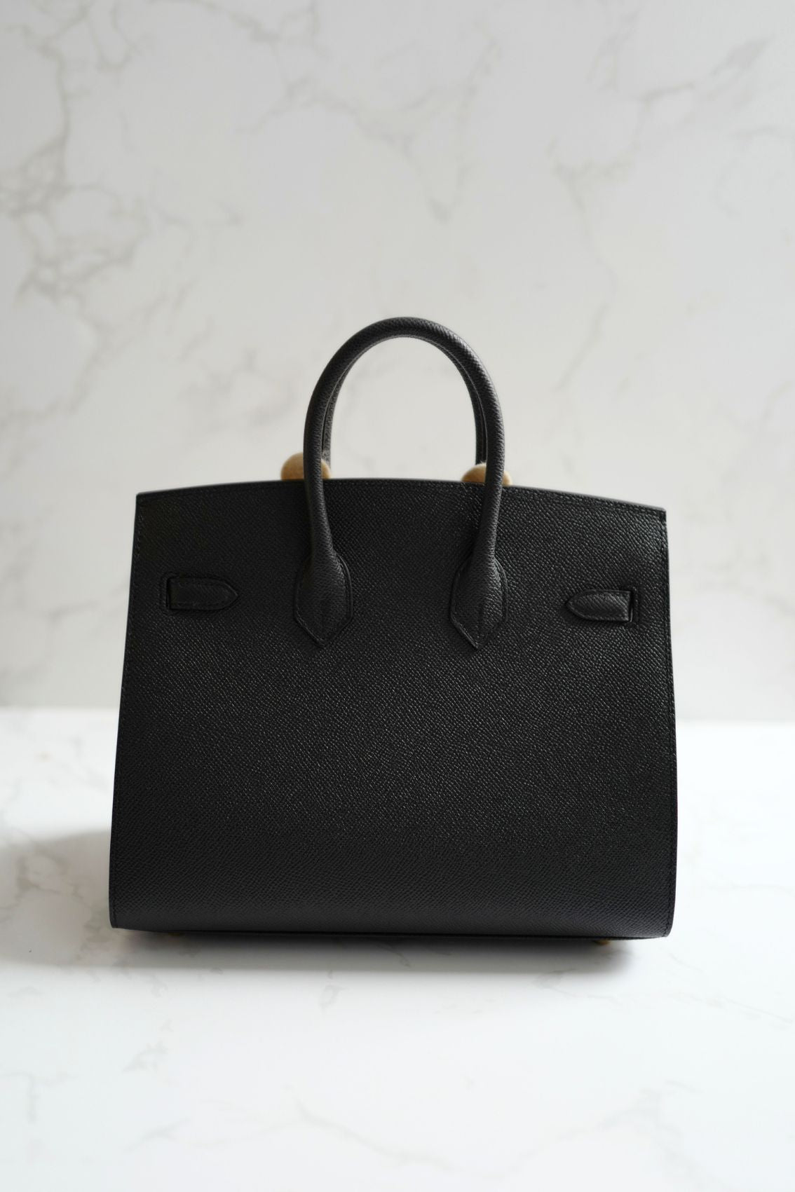 Hermès Birkin 25 Black Epsom Sellier Gold Hardware Z Stamp 2021