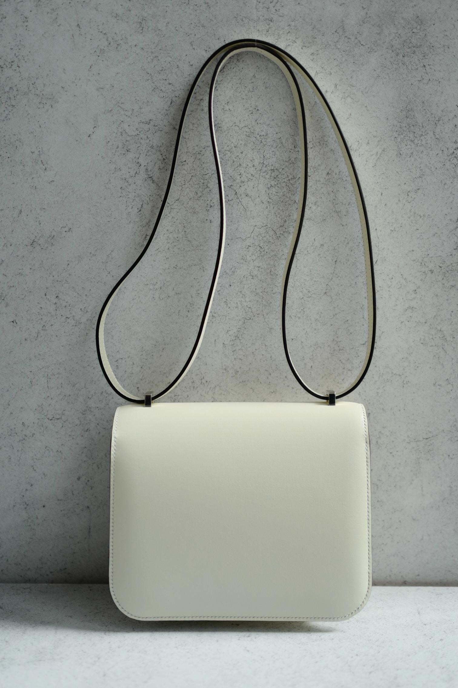 BNIB Hermes Mini Constance 18 Miroir Cloute Cream Calfskin So PHW G Stamp 2026
