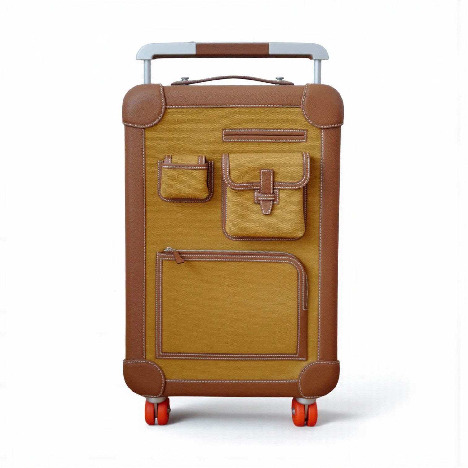 BNIB Hermès RMS Cargo Carry On Cabine Suitcase – Dessert/Fauve 2025 $24K