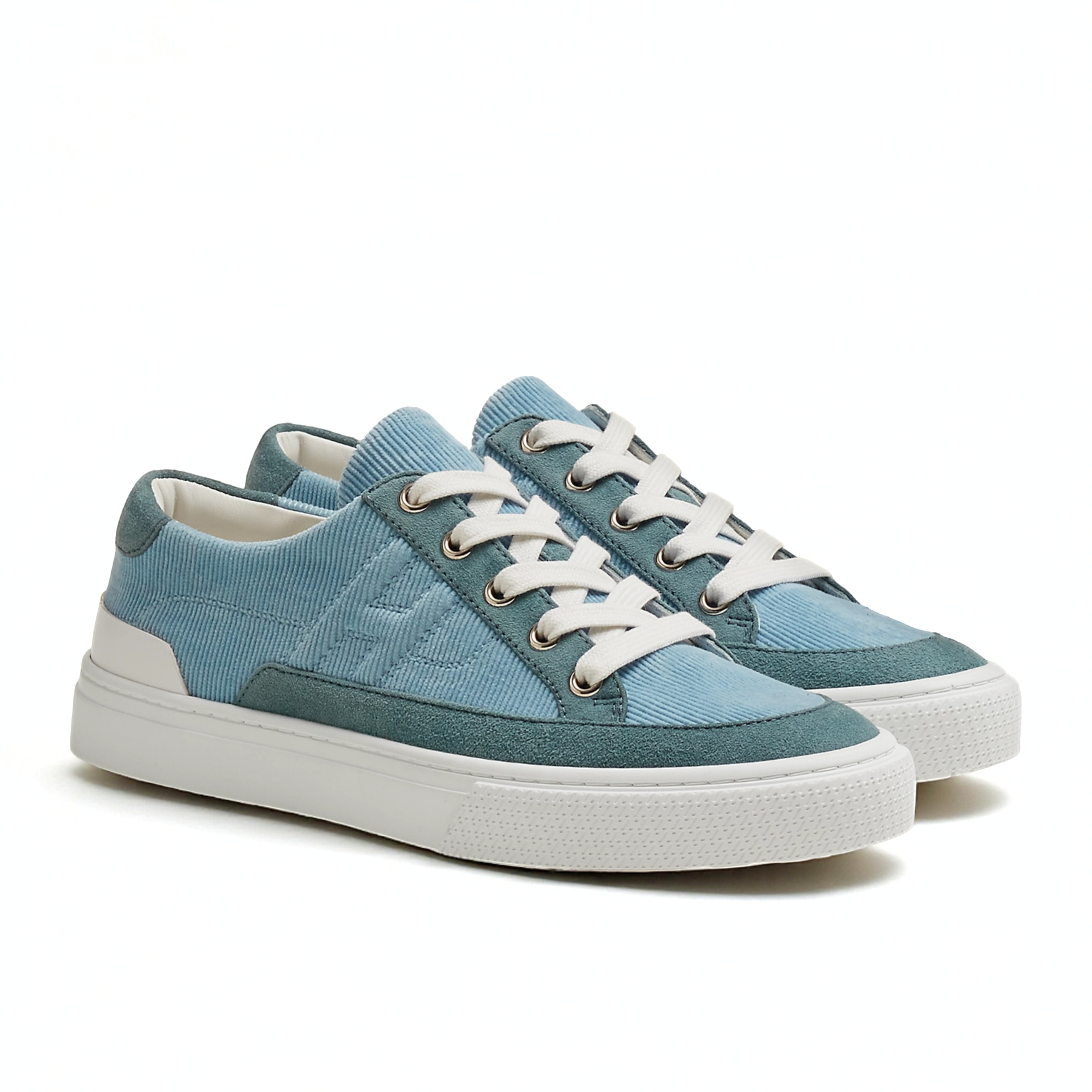 BNIB Hermes Deep Sneaker Bleu Pinede Size 39.5