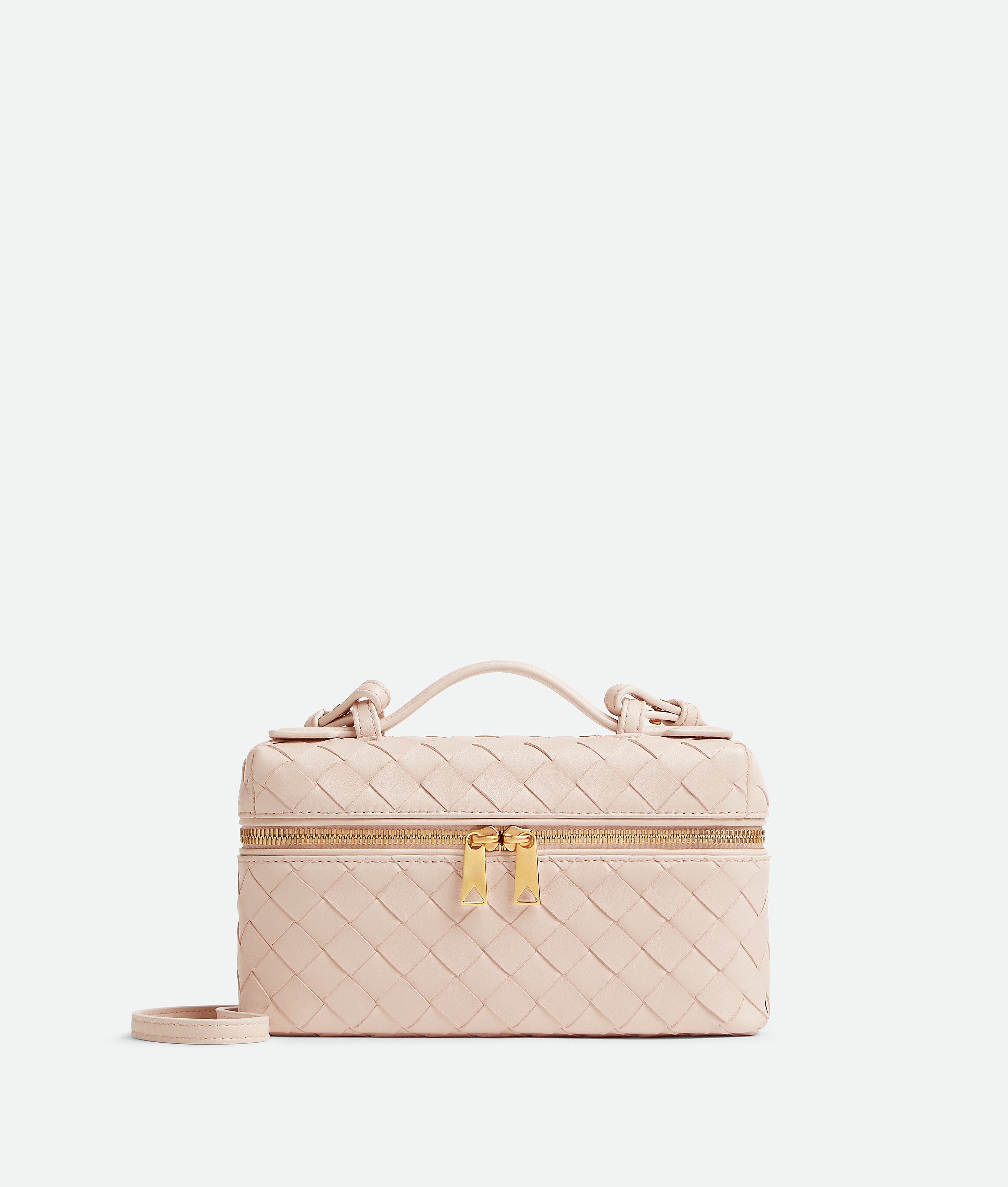 Bottega Veneta Bang Bang Vanity Bag in Cameo Pink NEW