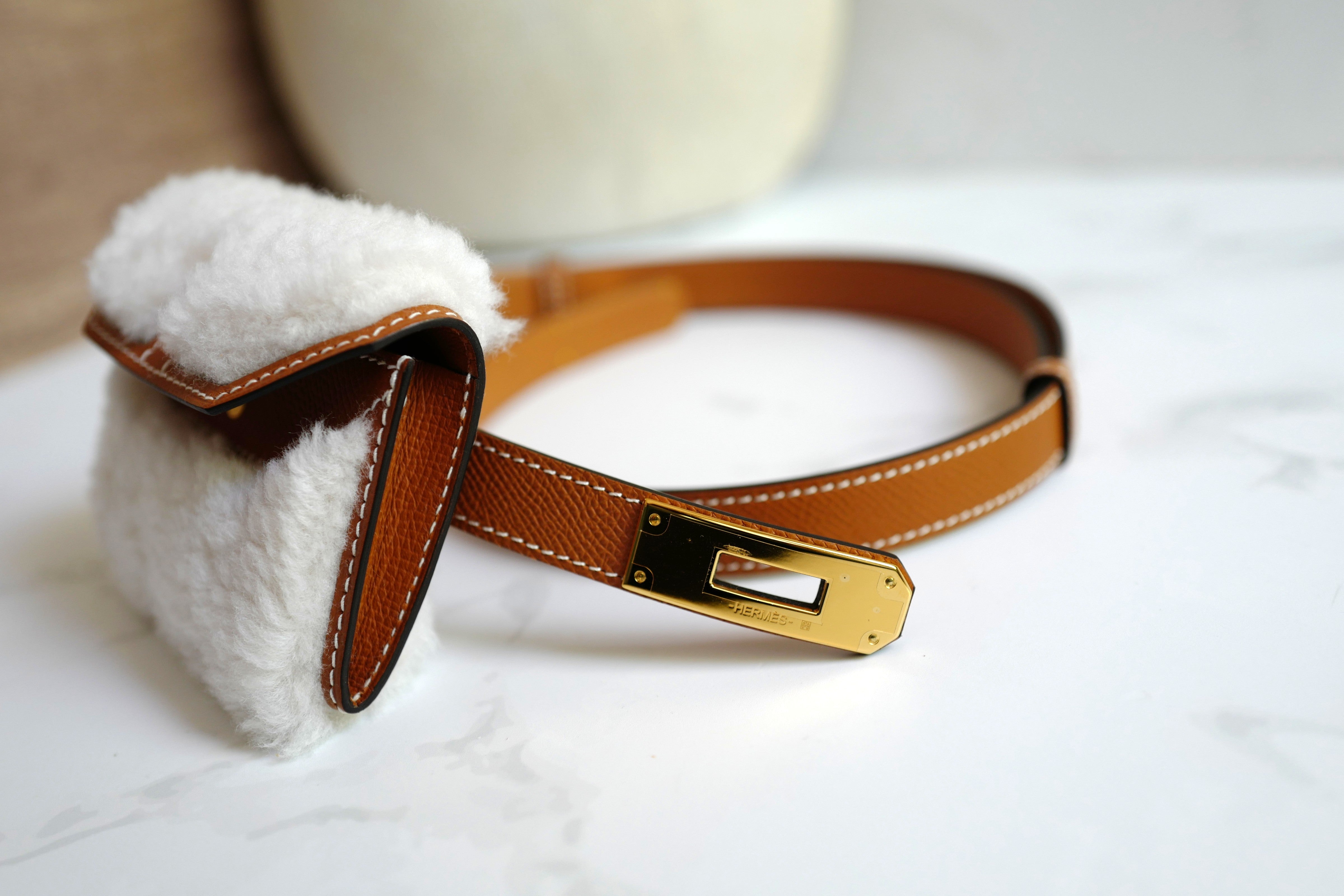 新品未使用HERMES Kellyケリベルト18 ゴールド金具 新品 HERMES エルメス ケリー ベルト18 ゴールド ゴールド金具 W