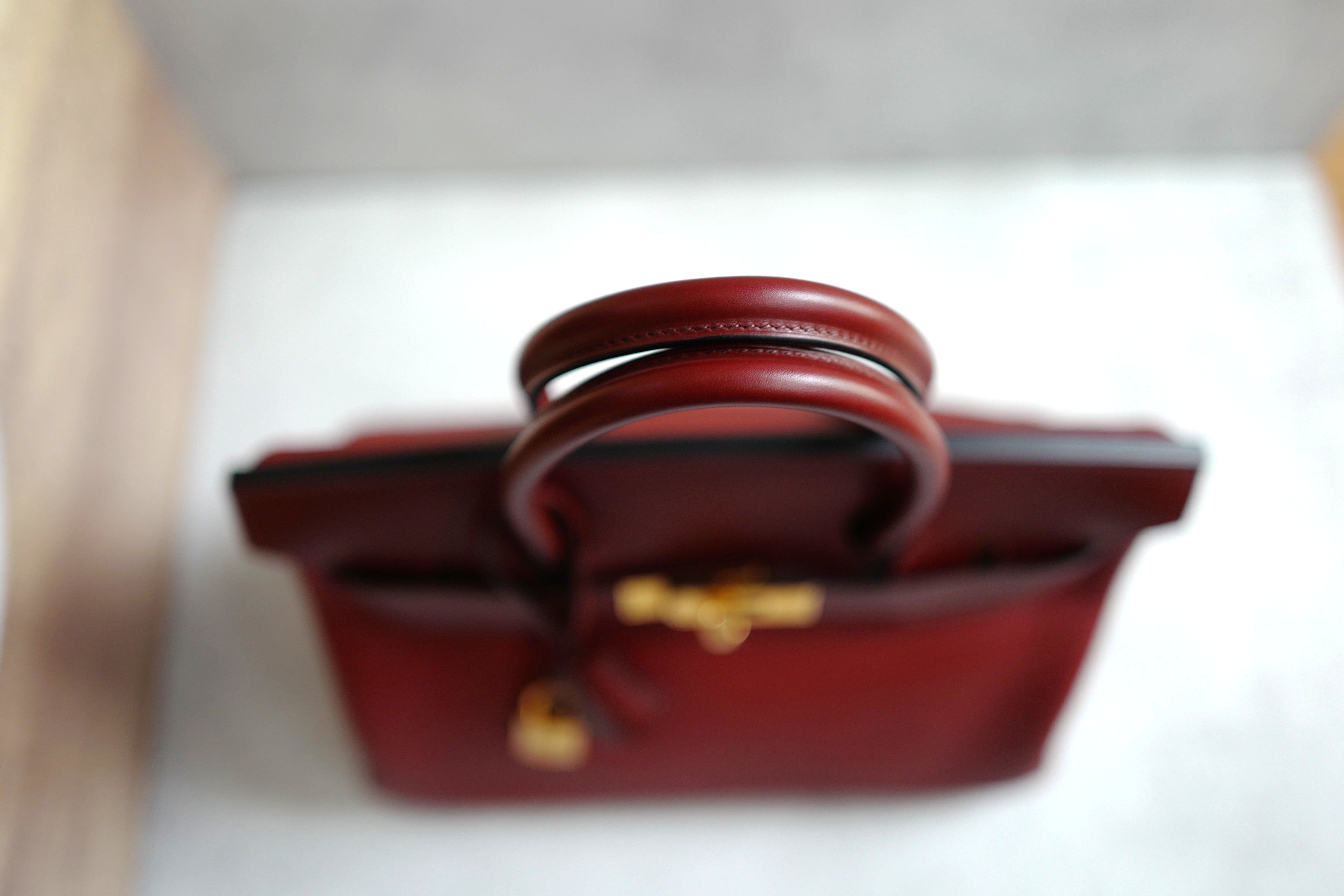 NEW Hermes Birkin 30 Touch Rouge H/Rose Azalea Clemence/Sombrero Gold HW #D 2021