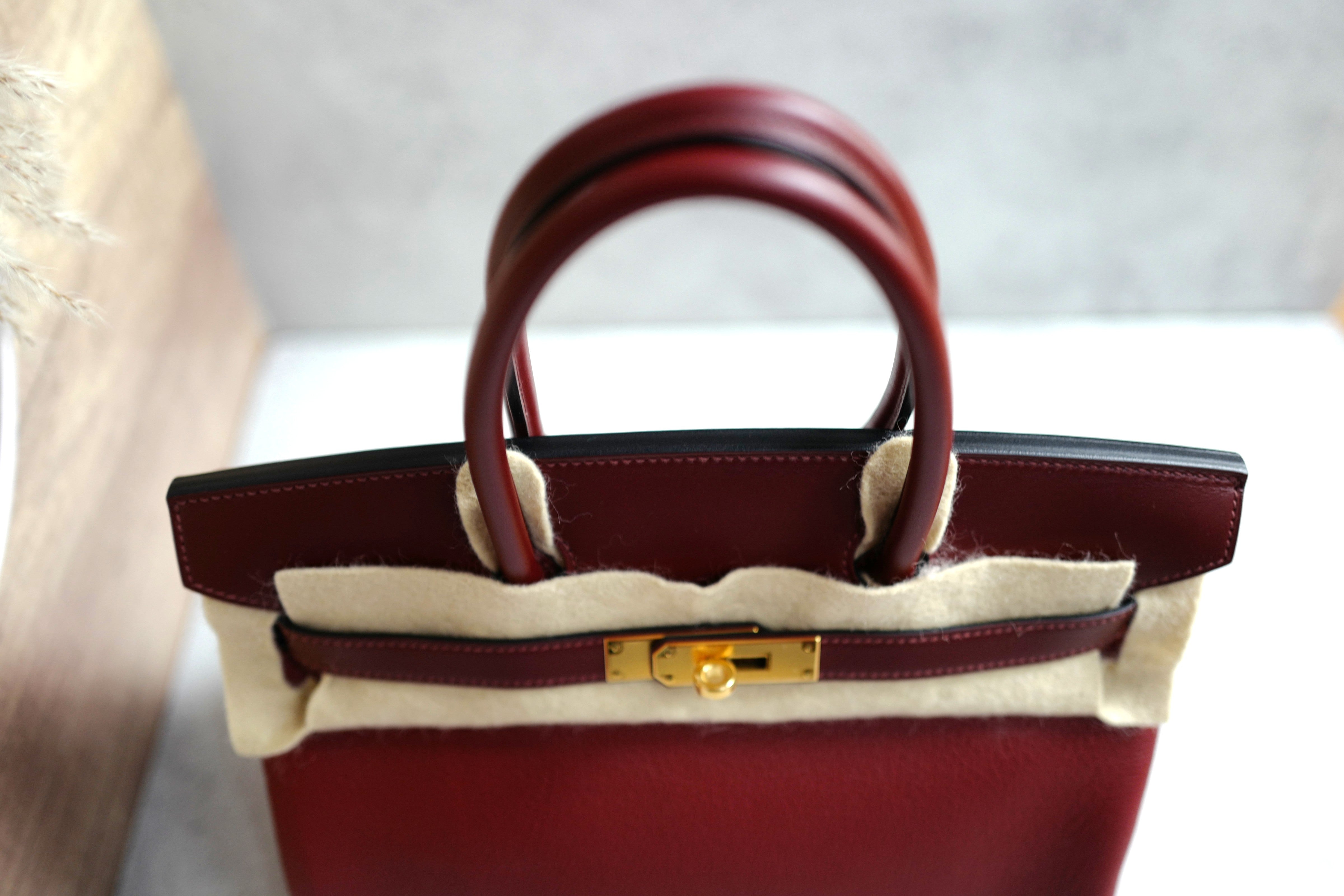 NEW Hermes Birkin 30 Touch Rouge H/Rose Azalea Clemence/Sombrero Gold HW #D 2021