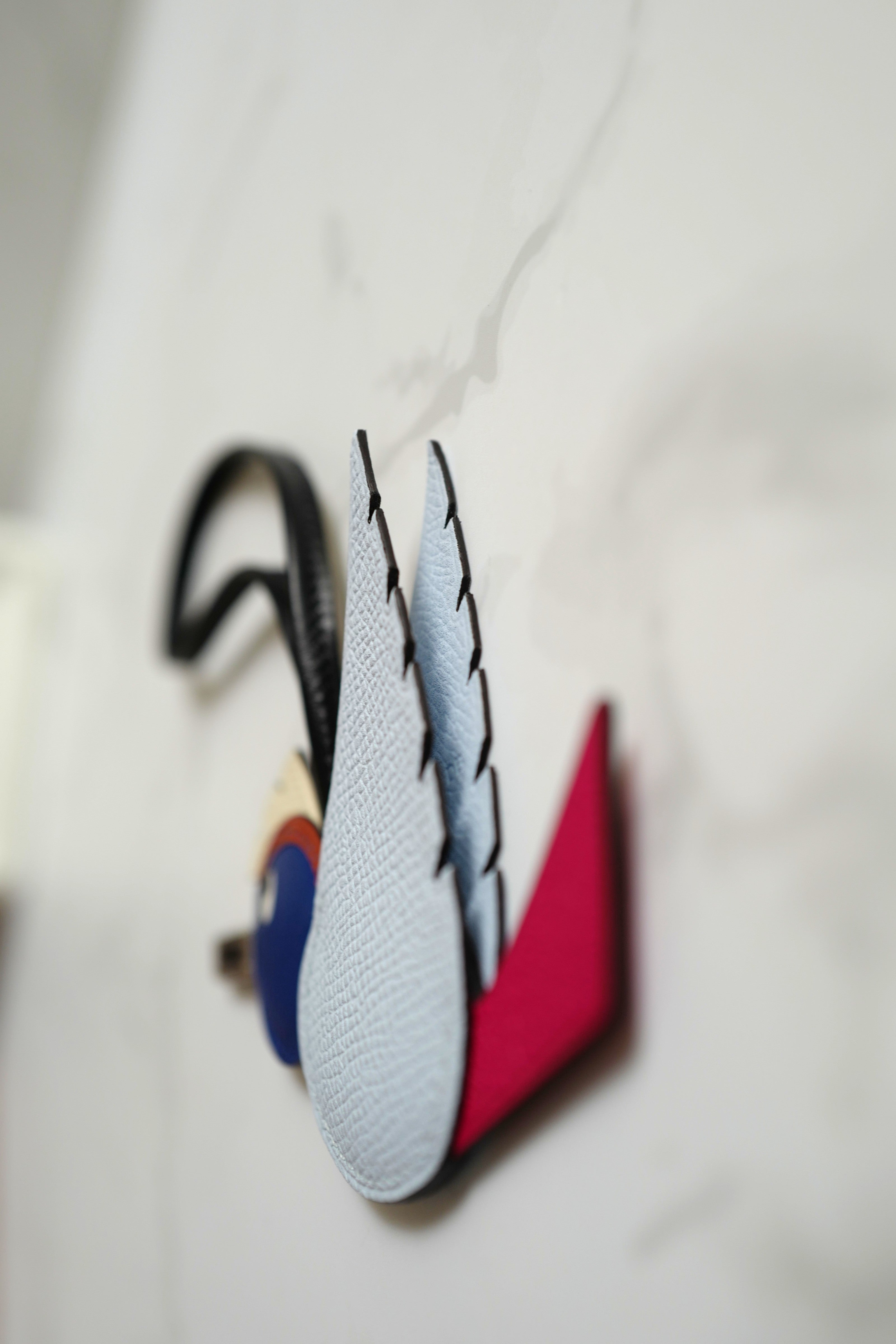 NEW Hermes Birdy Charm in Bleu Brume/Rose Mexico/Bleu Royal/Cuivre/Nata/Noir