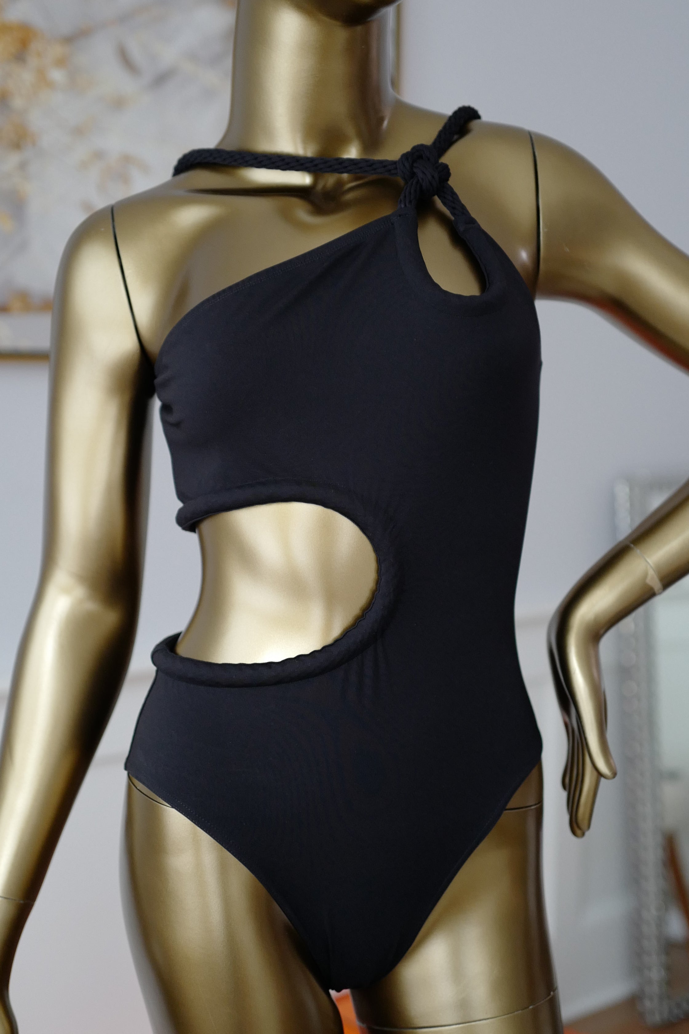 Brand NEW Hermès Emma Swimsuit One Piece in Noir Size 36