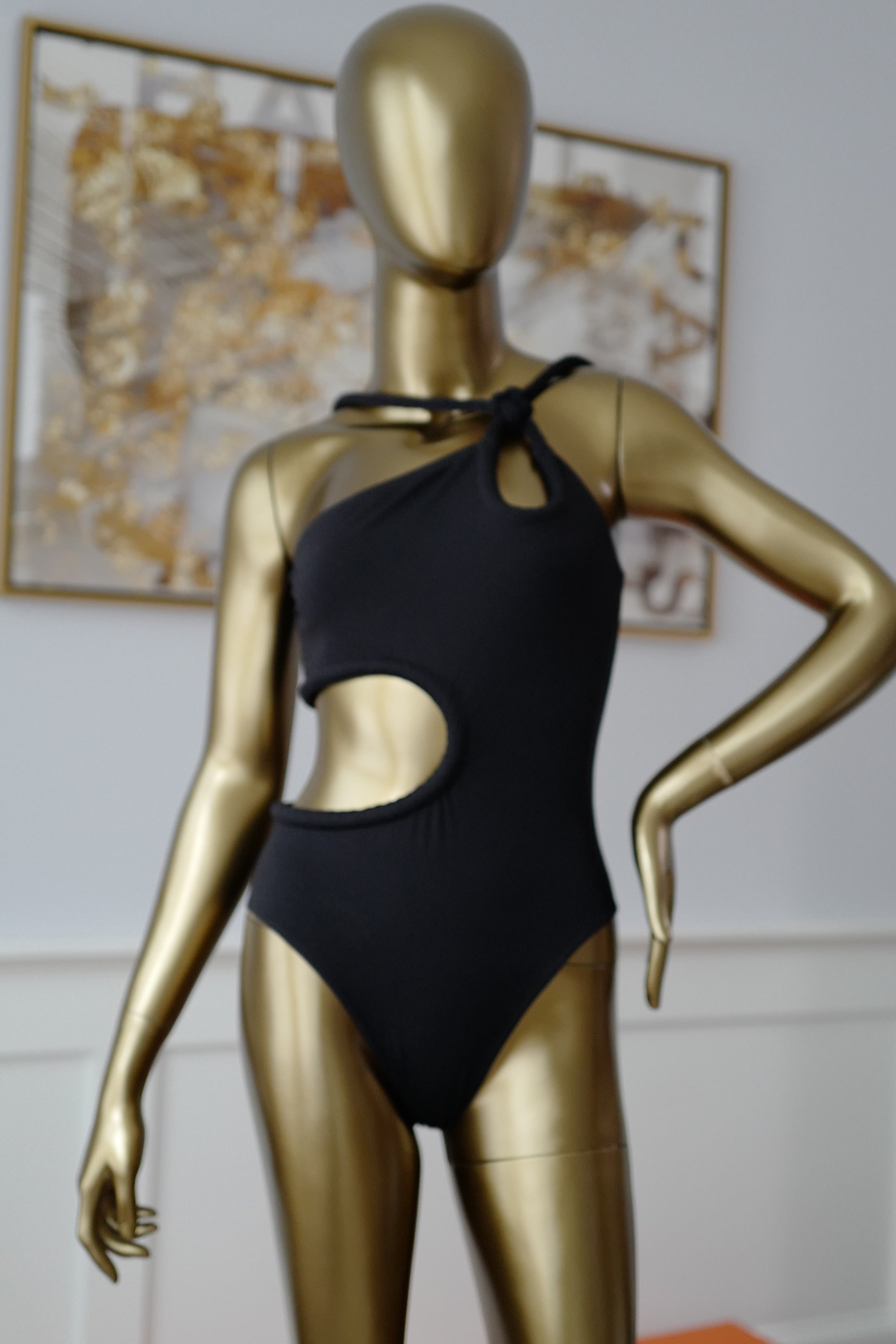 Brand NEW Hermès Emma Swimsuit One Piece in Noir Size 36