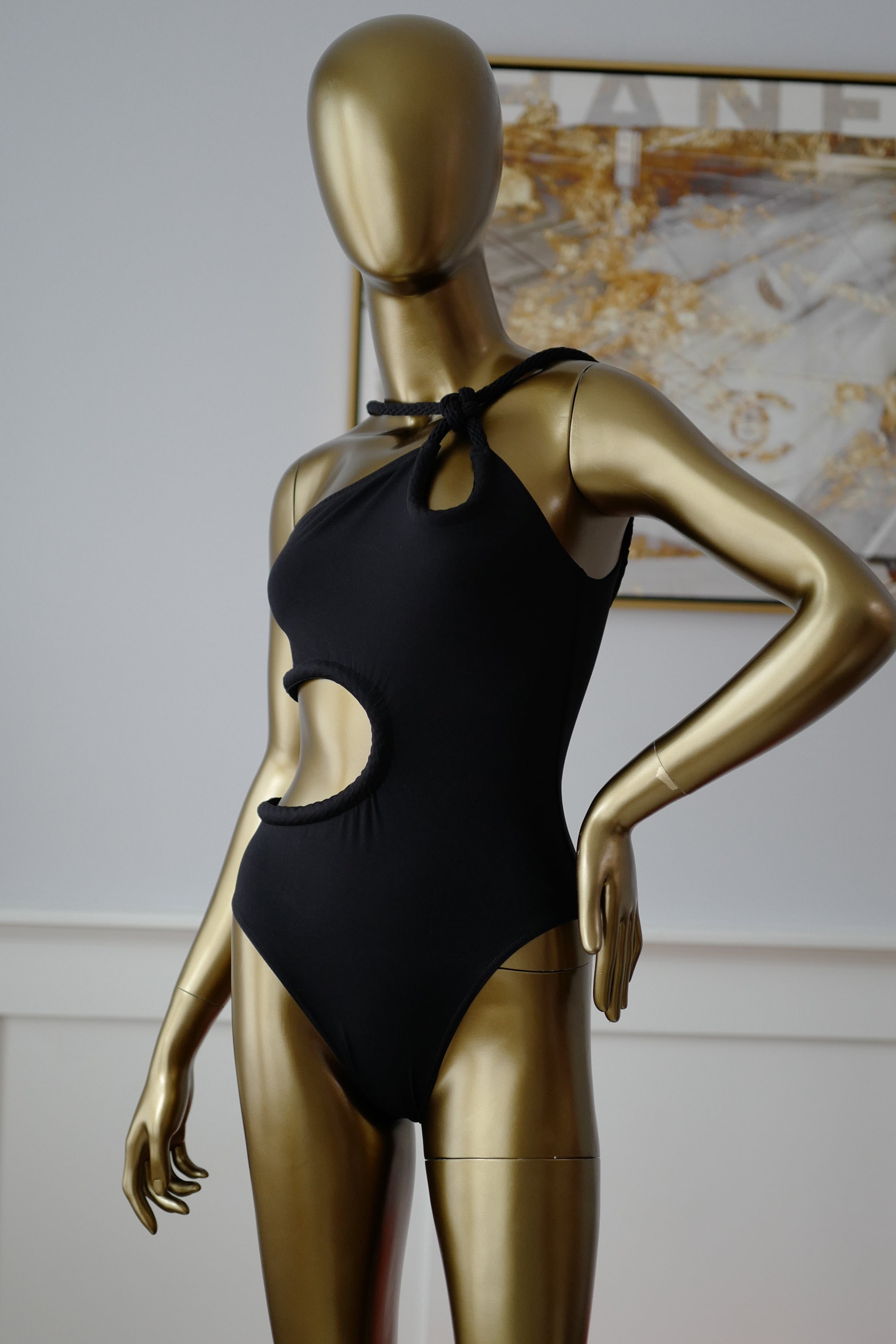 Brand NEW Hermès Emma Swimsuit One Piece in Noir Size 36