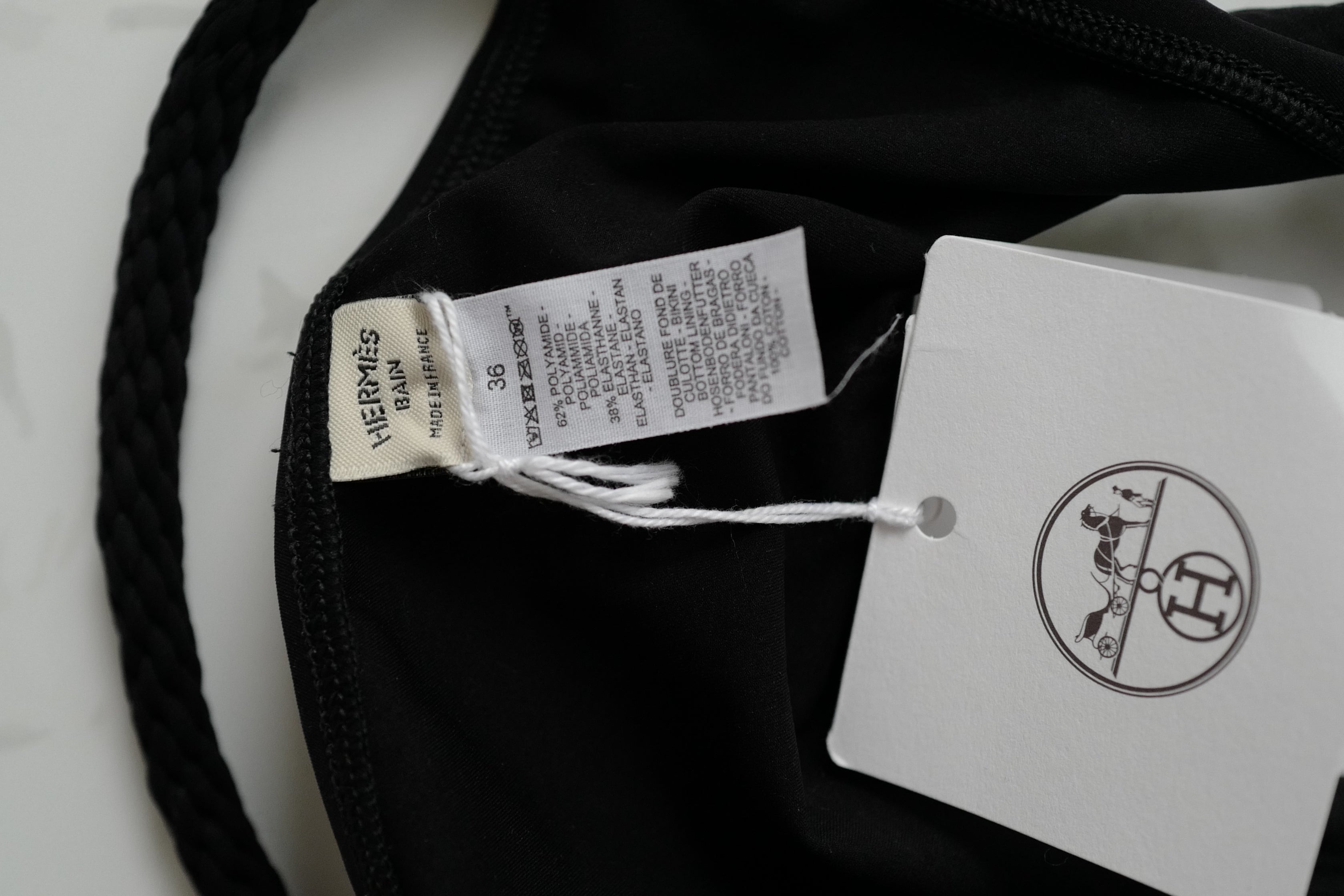 Brand NEW Hermès Emma Swimsuit One Piece in Noir Size 36