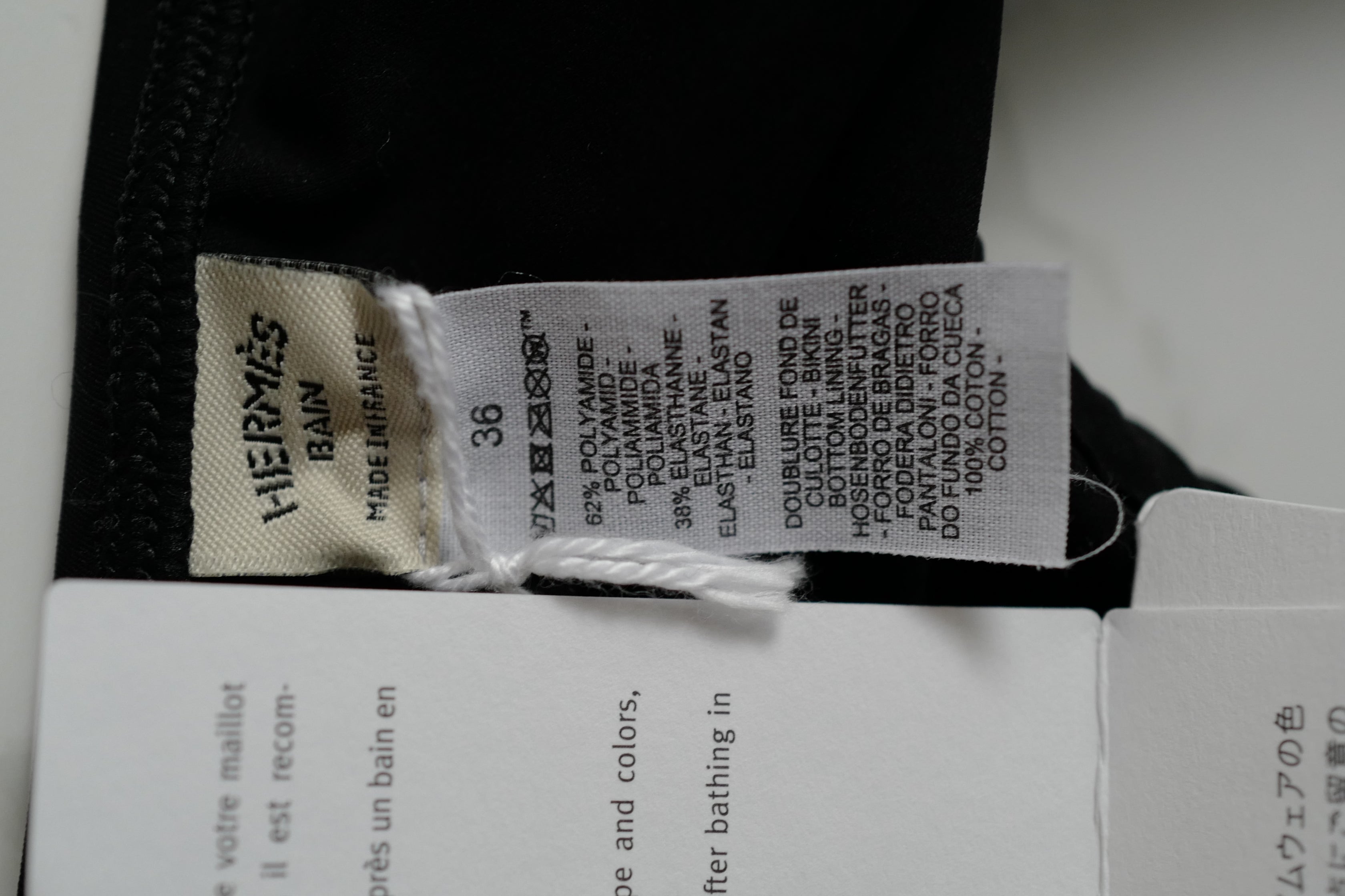 Brand NEW Hermès Emma Swimsuit One Piece in Noir Size 36