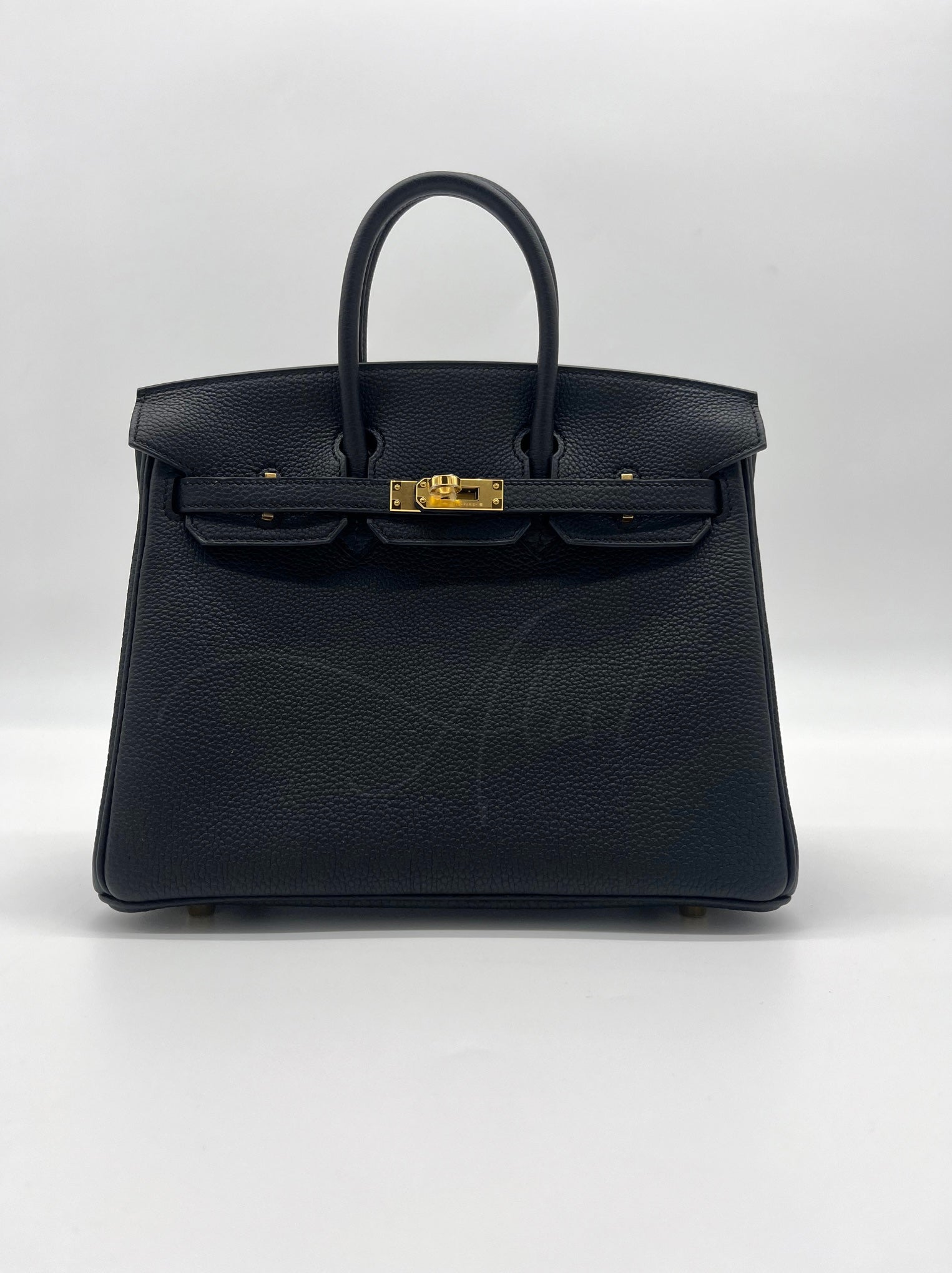 BNIB Hermes Birkin 25 Noir Black Togo GHW W 2024 Fresh Store Complete