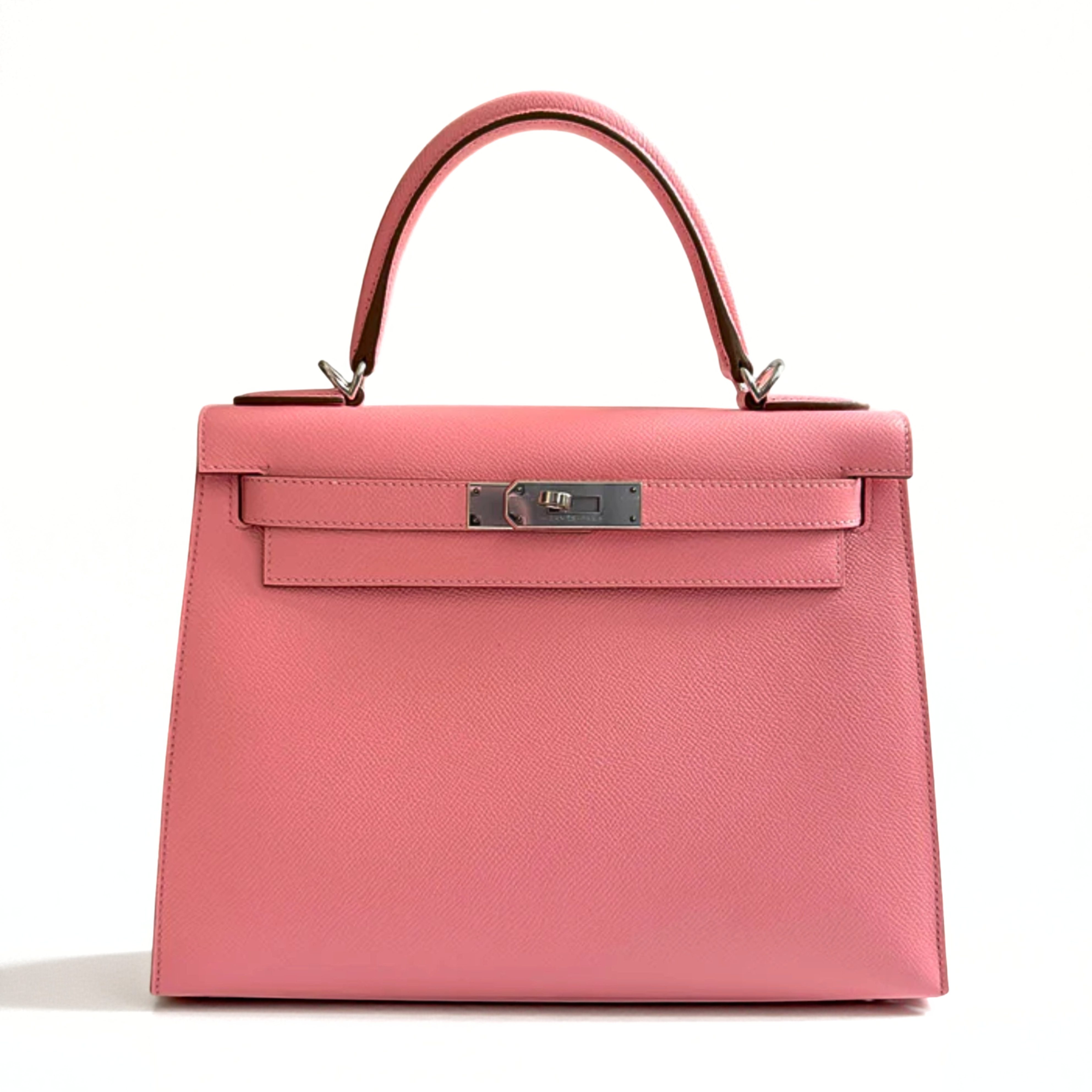 Hermès Kelly 28 Sellier in Rose Confetti Epsom with Palladium Hardware