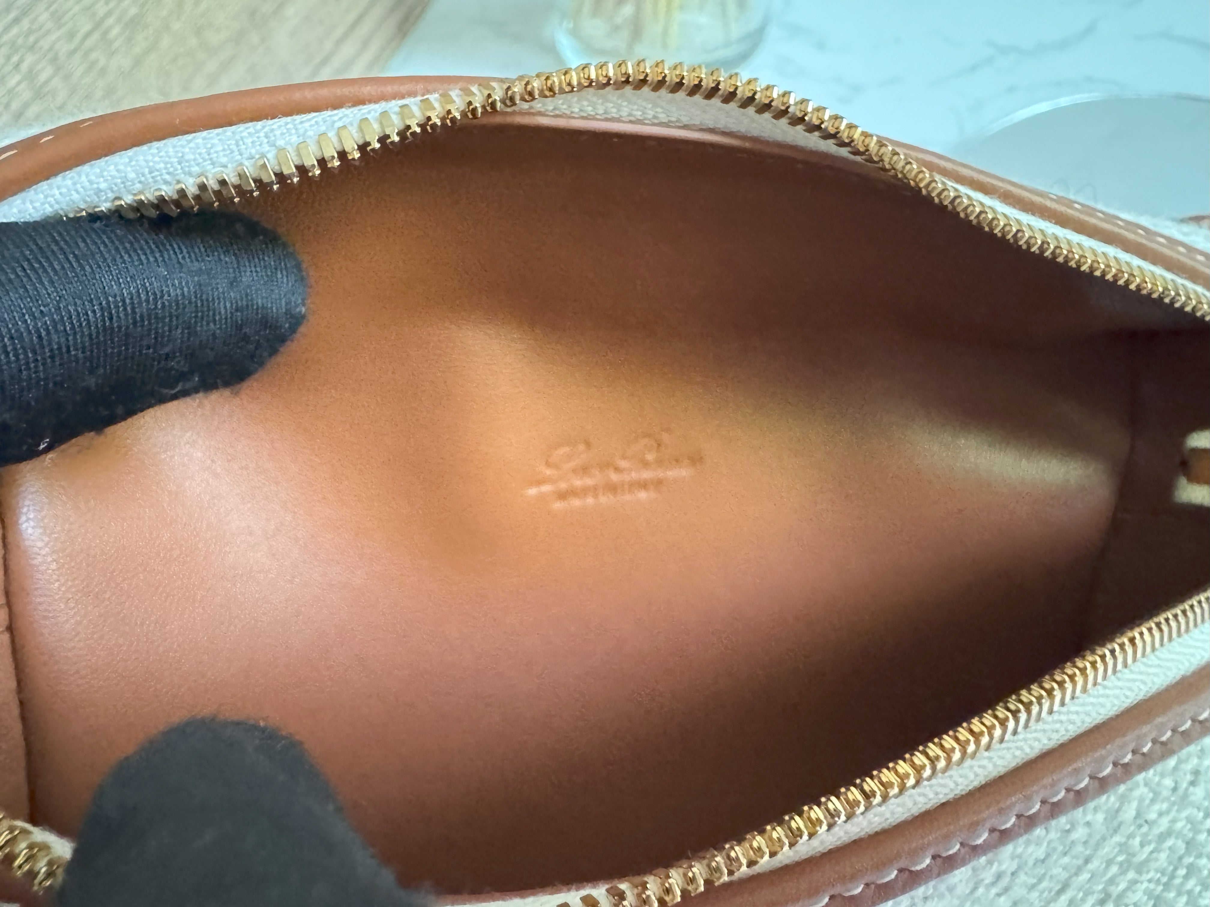 BNIB Loro Piana Extra Pocket L19 in Nougat/Warm Tan/Sun Gold GHW