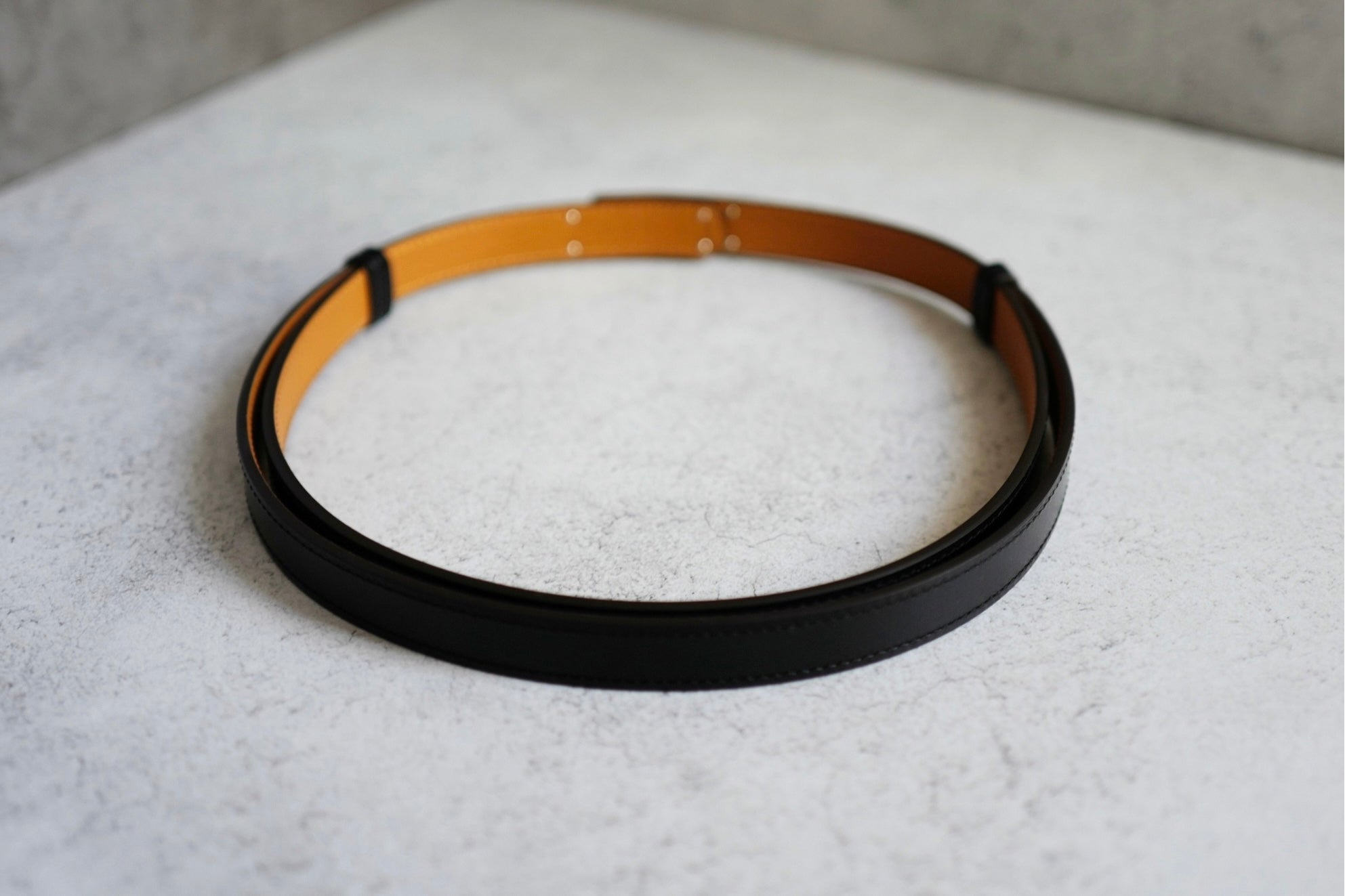 Hermes Kelly Splas'H 18 Belt Mordore Hunter Leather