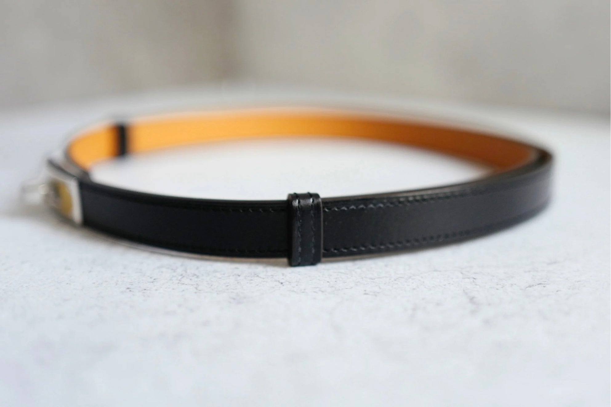 Hermes Kelly Splas'H 18 Belt Mordore Hunter Leather