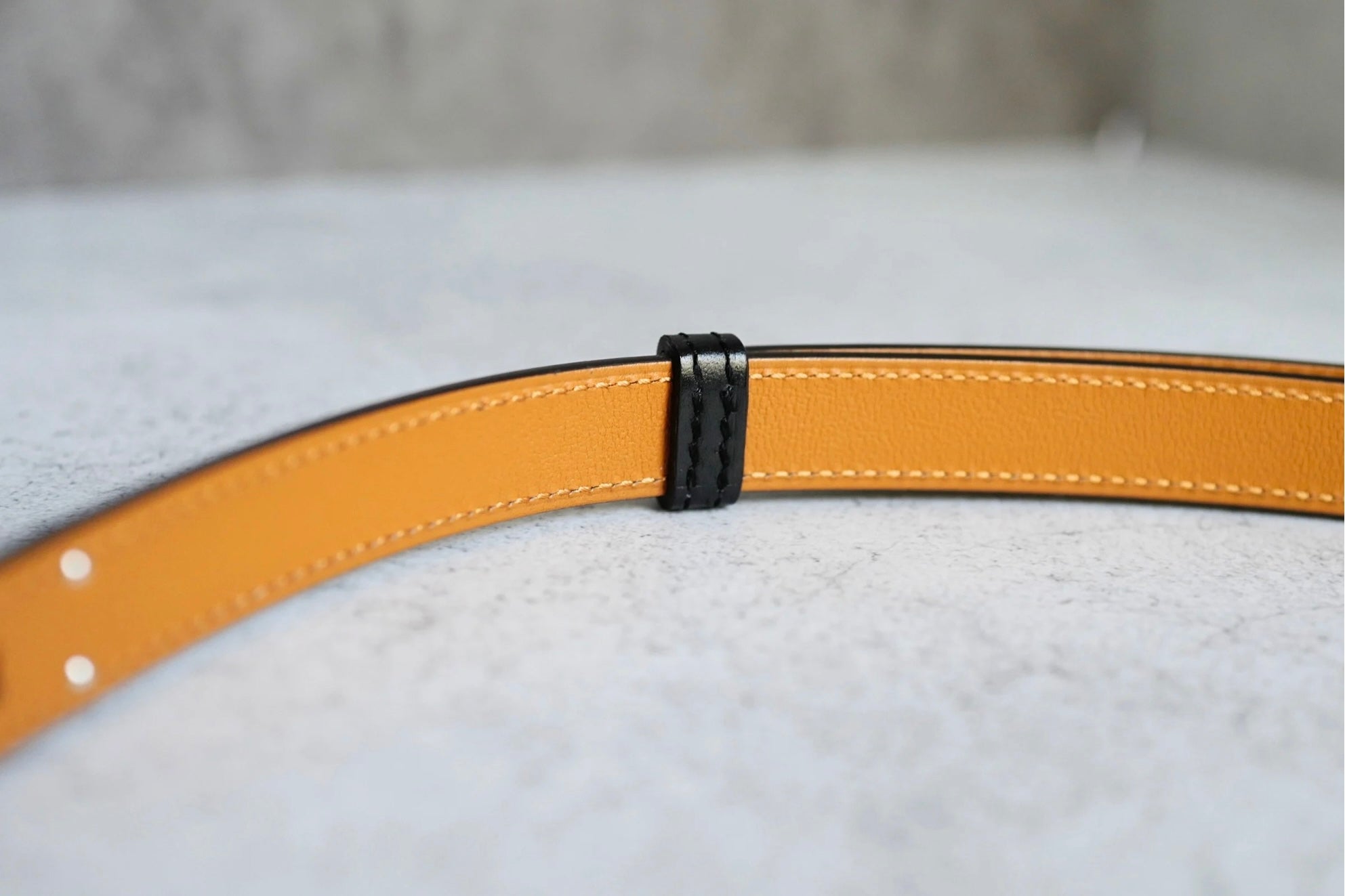 Hermes Kelly Splas'H 18 Belt Mordore Hunter Leather