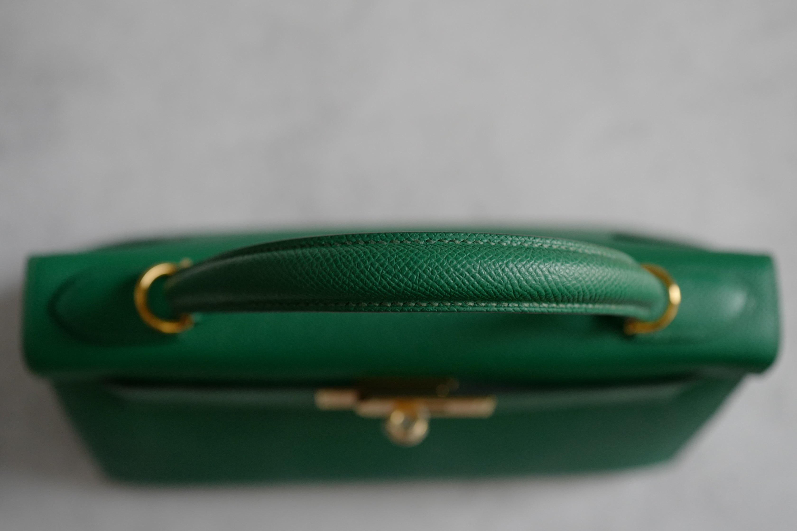 Hermes Kelly 28 Bamboo Epsom Sellier Goldware C Stamp 2018