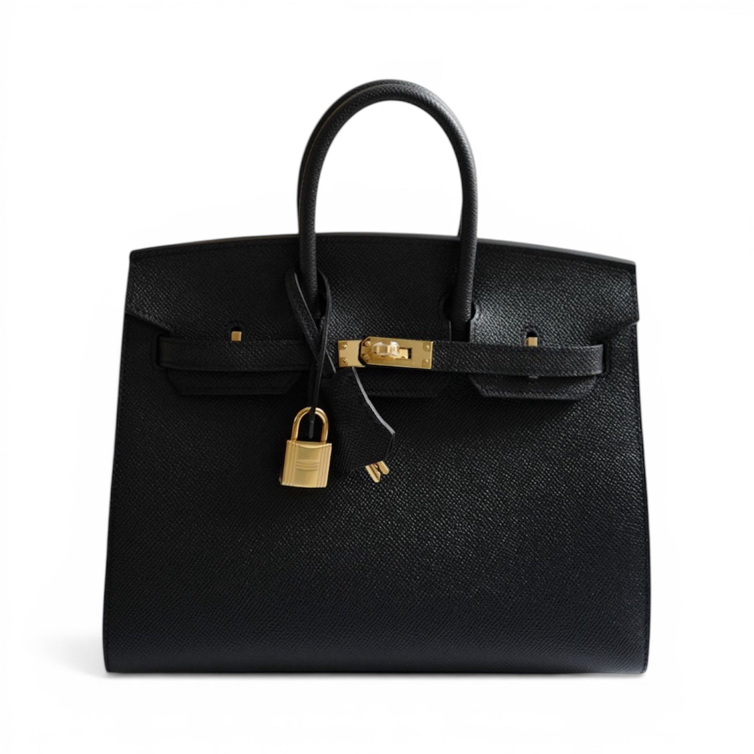 Hermès Birkin 25 Black Epsom Sellier Gold Hardware Z Stamp 2021