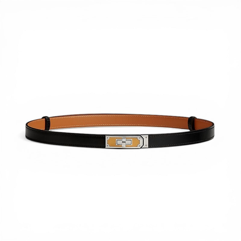 Hermes Kelly Splas'H 18 Belt Mordore Hunter Leather
