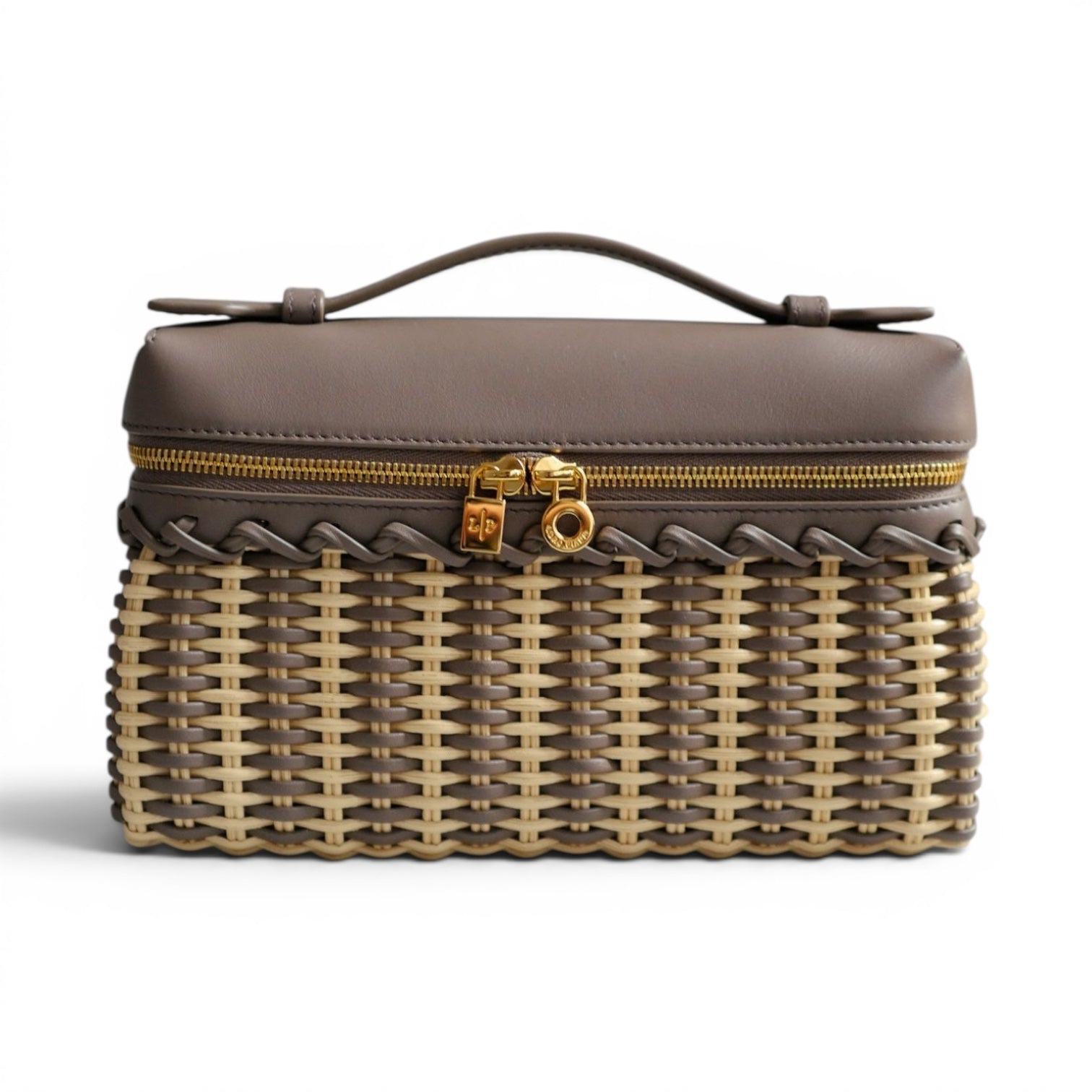 Loro Piana Extra Pocket L19 East West Wicker Malt/Almond Tree/Sun Gold Calfskin