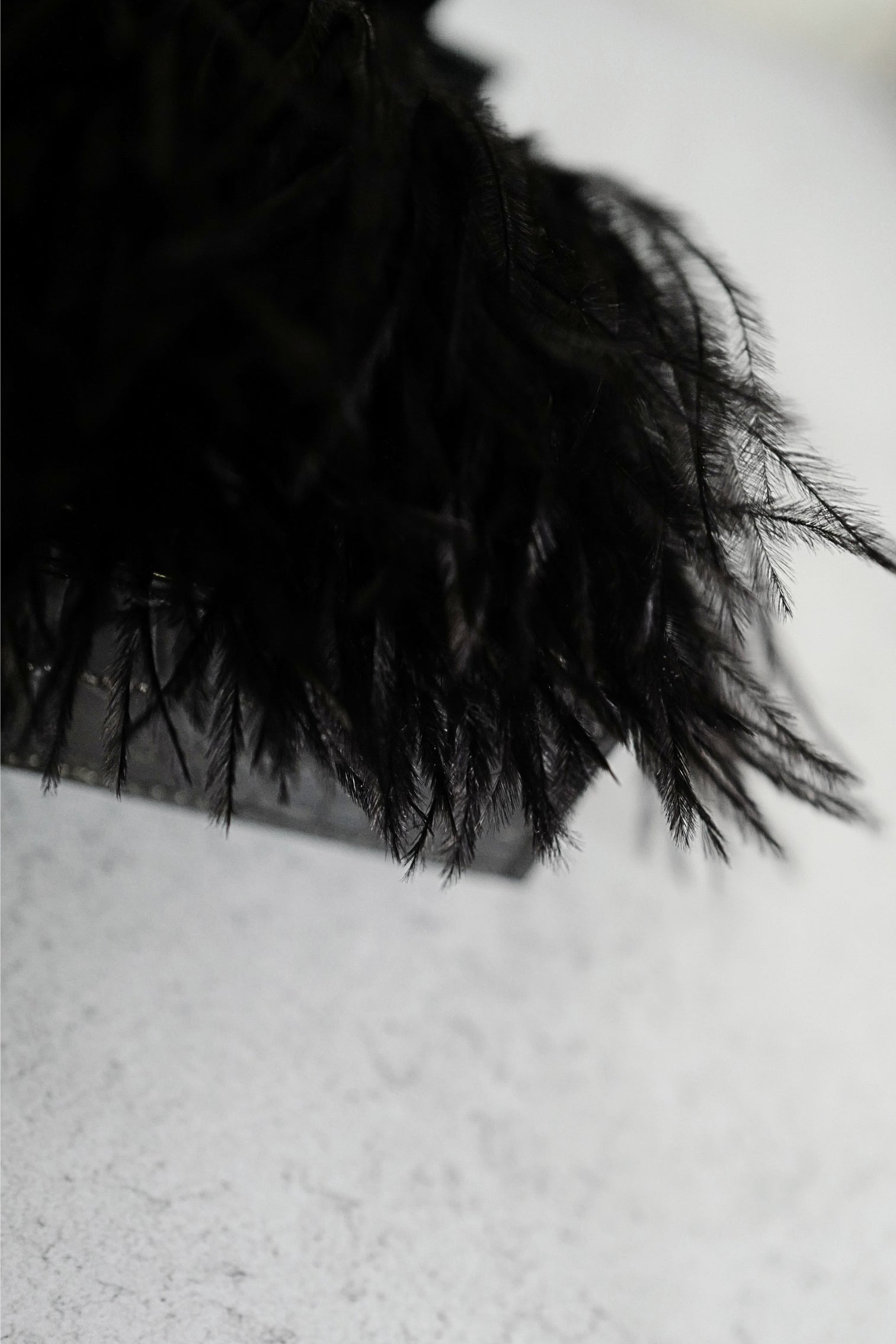 Hermès Kelly Elan Folie Clutch Black Porosus Crocodile & Feather Noir with Gold Hardware