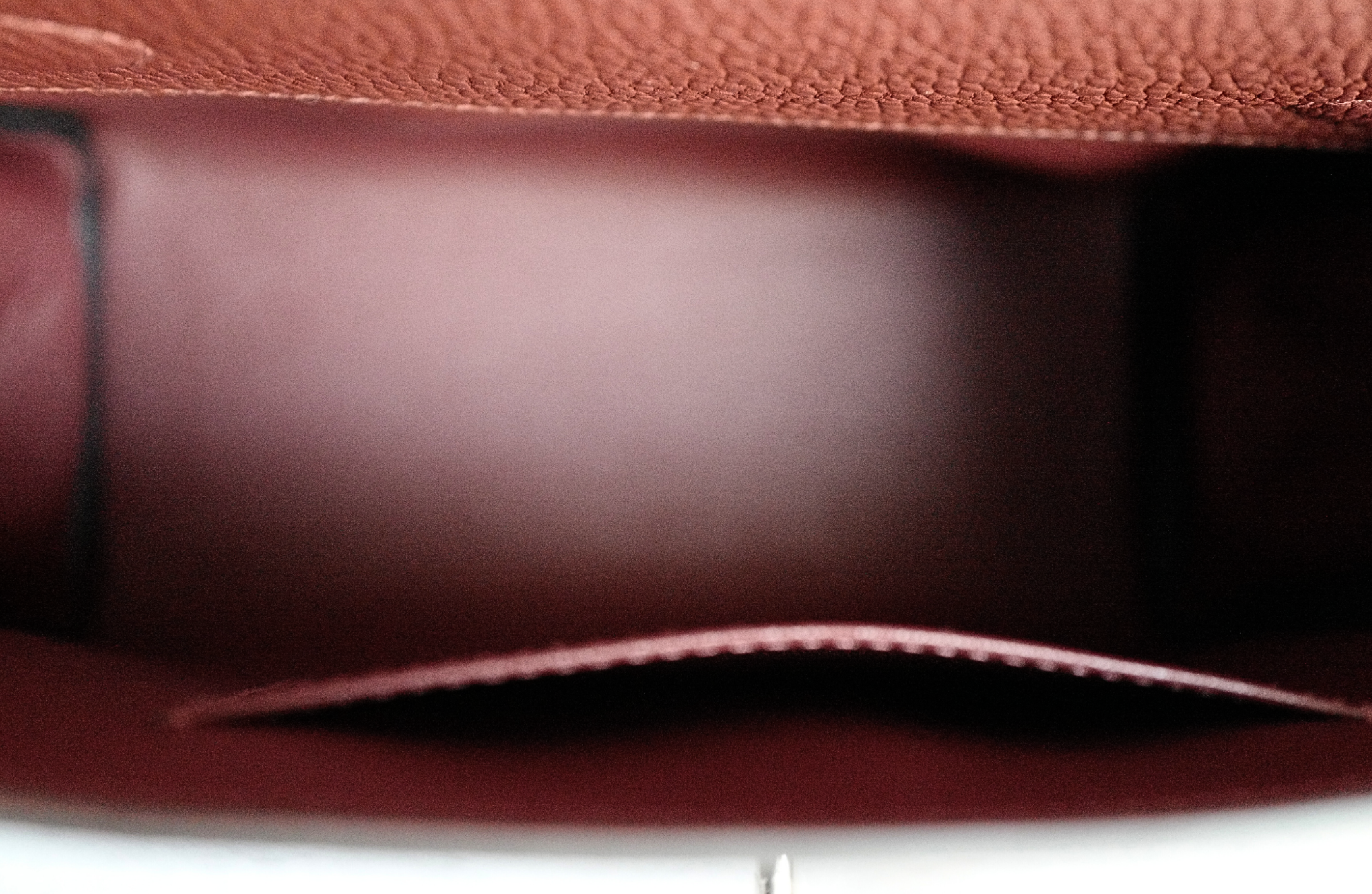 BNIB Hermès Kelly Messenger PM Rouge H Togo Leather Bag with Palladium Hardware