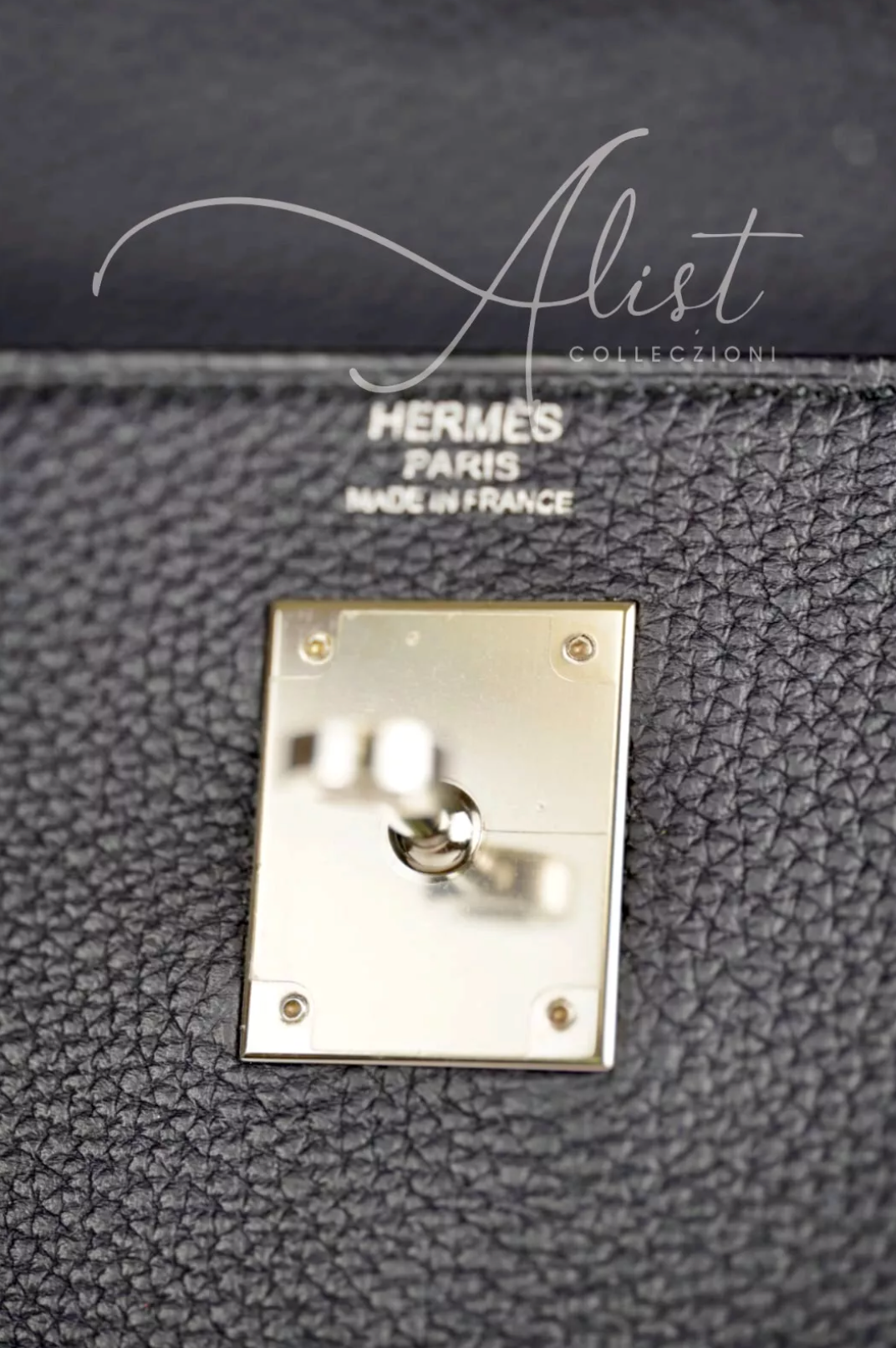 Hermes Kelly Au Galop 32 Bleu Indigo Togo with Palladium HW Limited Edition