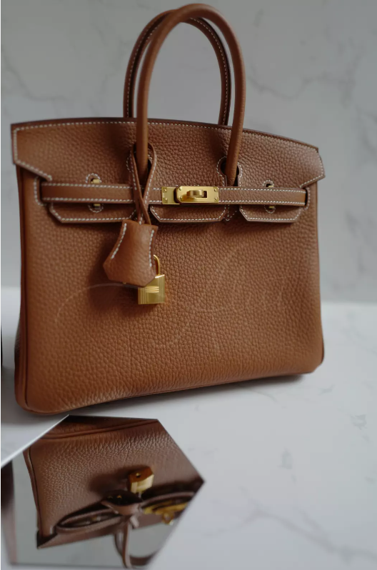 BNIB Hermes Birkin 25 Gold Togo with Gold HW