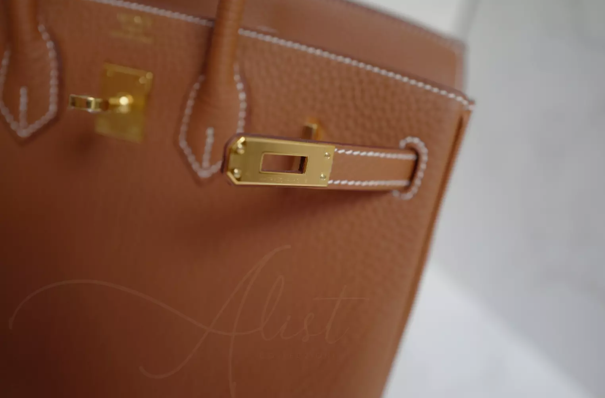 BNIB Hermes Birkin 25 Gold Togo with Gold HW