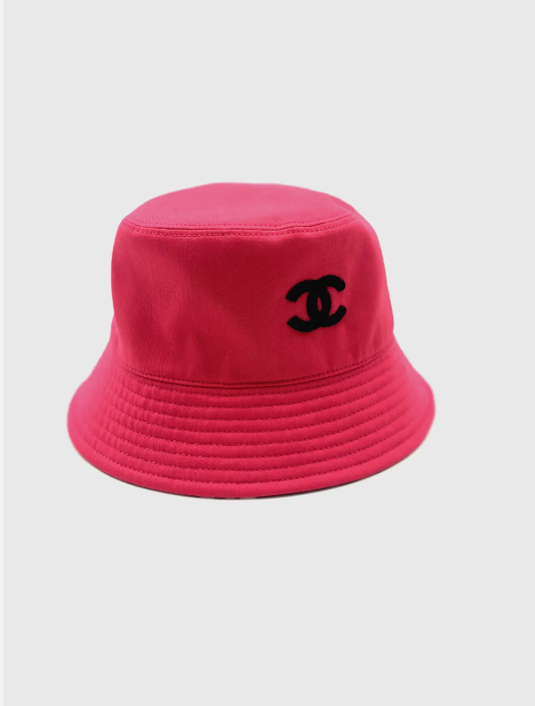 Chanel 24S Bucket Hat Reversible Pink CC Logo NEW (2 Ways To Style This Hat!!)