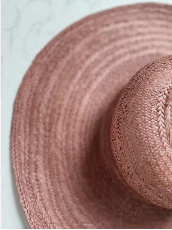 Brand New Loro Piana Akemi Hat in Magnolia Blossom Pink Small Size