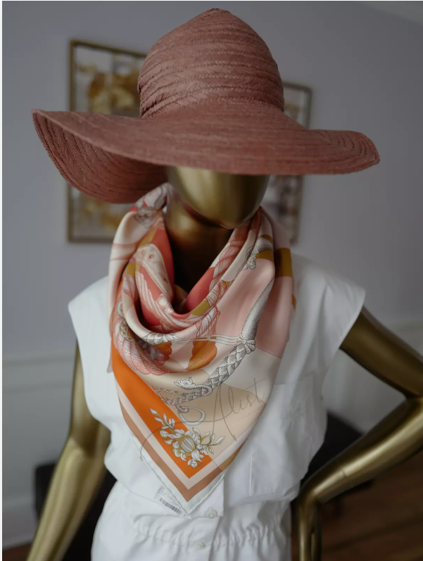 Brand New Loro Piana Akemi Hat in Magnolia Blossom Pink Small Size