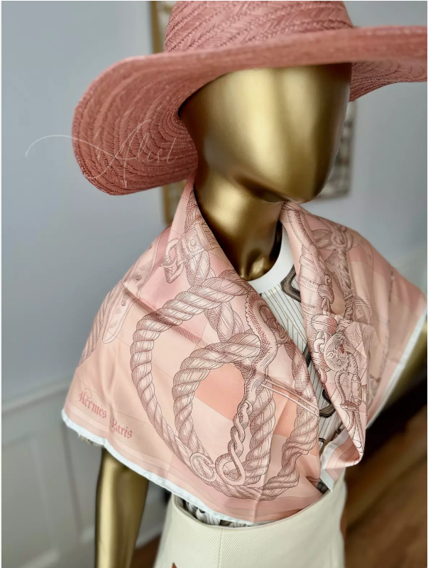 Brand New Loro Piana Akemi Hat in Magnolia Blossom Pink Small Size