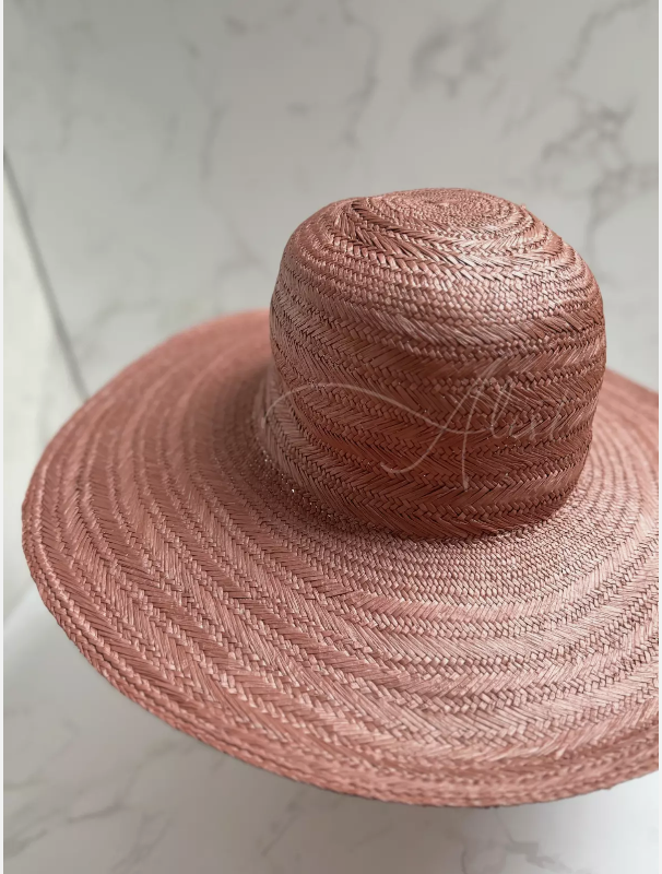 Brand New Loro Piana Akemi Hat in Magnolia Blossom Pink Small Size