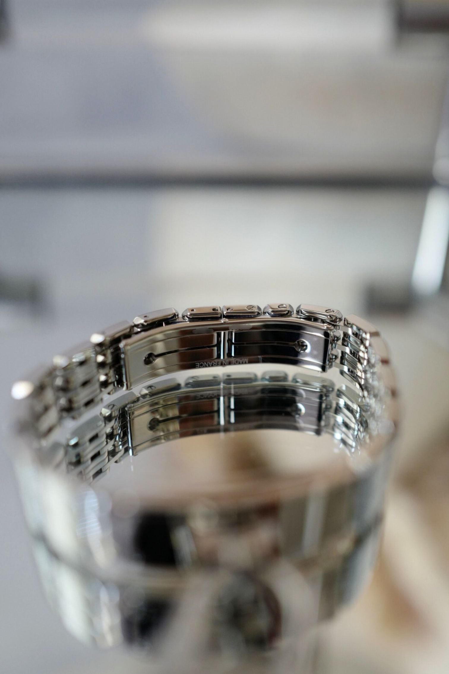 BNIB Hermes Kelly Watch Mini Model 16 mm Diamond Stainless Steel Bracelet