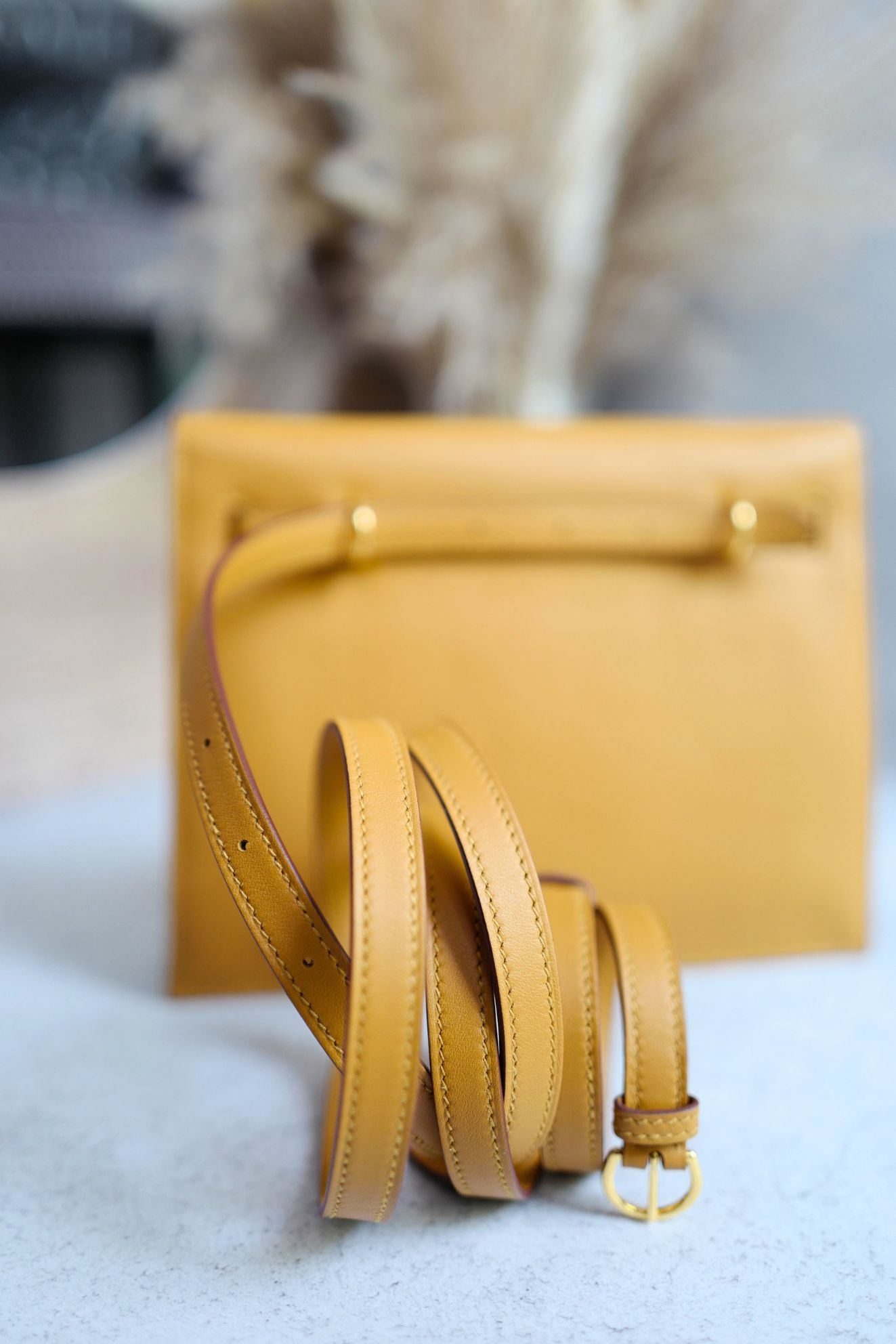 Hermès Kelly Danse Anate Sesame Swift Leather GHW B Stamp 2023