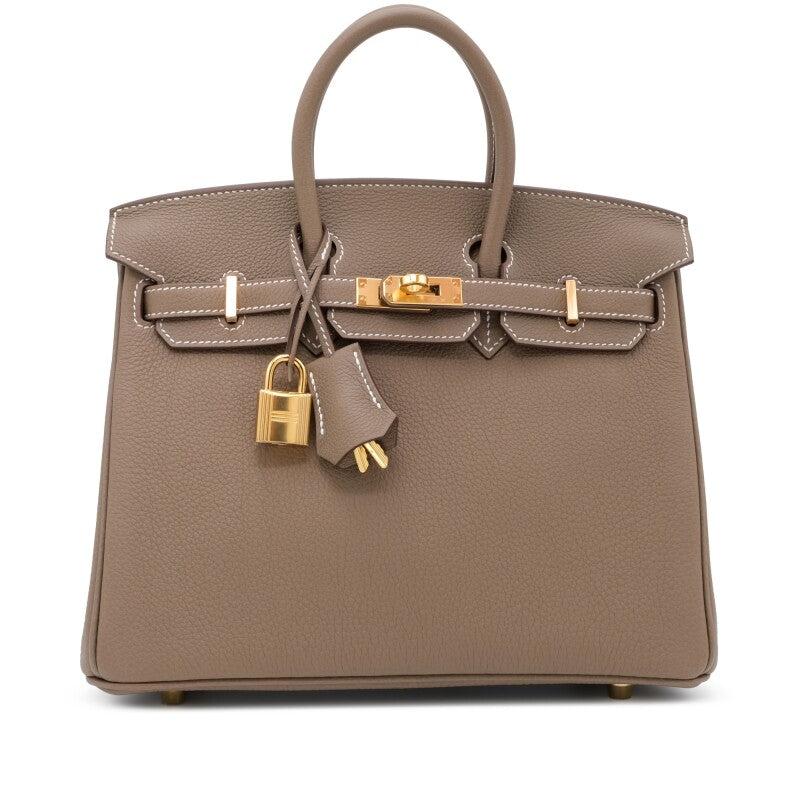 BNIB Hermès Birkin 25 Togo Etoupe Gold Hardware Stamp 2025