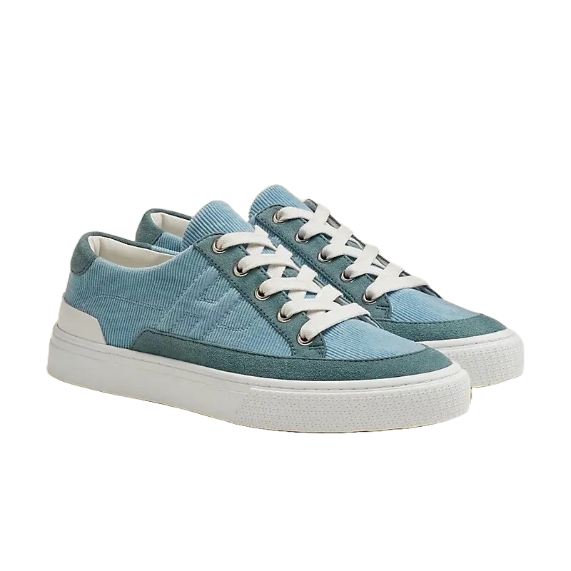 BNIB Hermes Deep Sneaker Bleu Pinede Size 39.5