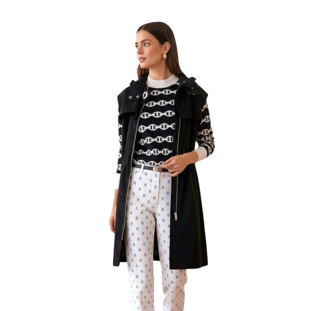 BNIB Hermes Double Cashmere Cardigan/Short dress in Noir size 34 $8K Retail