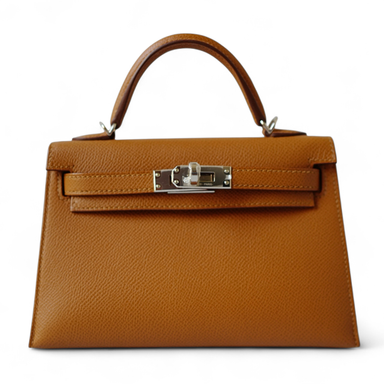 BNIB Hermès Mini Kelly 20 HSS Gold Epsom Leather Palladium Hardware