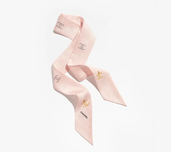 CHANEL/シャネル♡2025春夏プレコレクション/細スカーフ/パール CHANEL/シャネル♡2025春夏プレコレクション/細スカーフ/パール CHANEL
