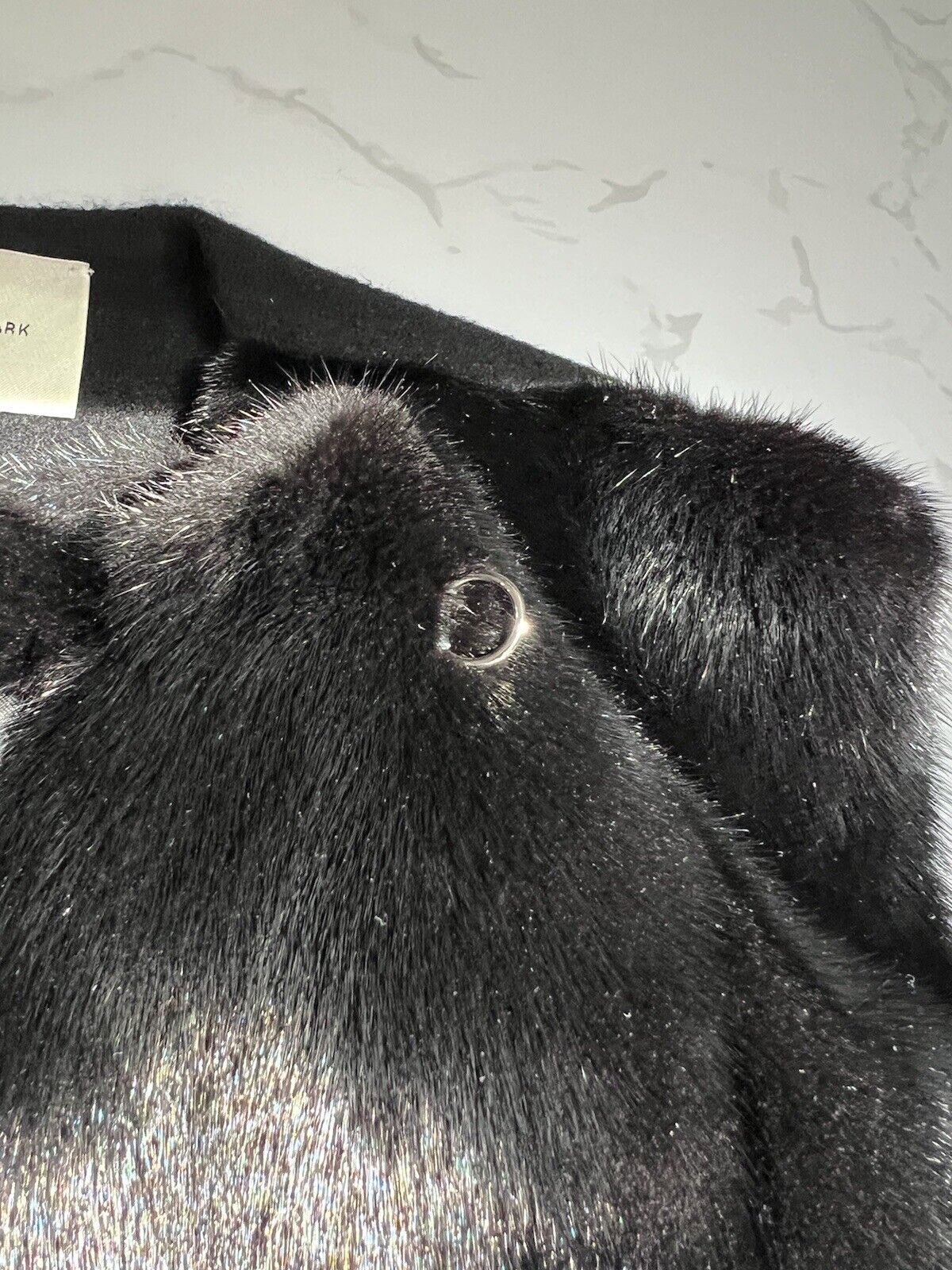 NEW Hermes Dyed Mink Fur Vest In Black Size 38 Over $12K Retail