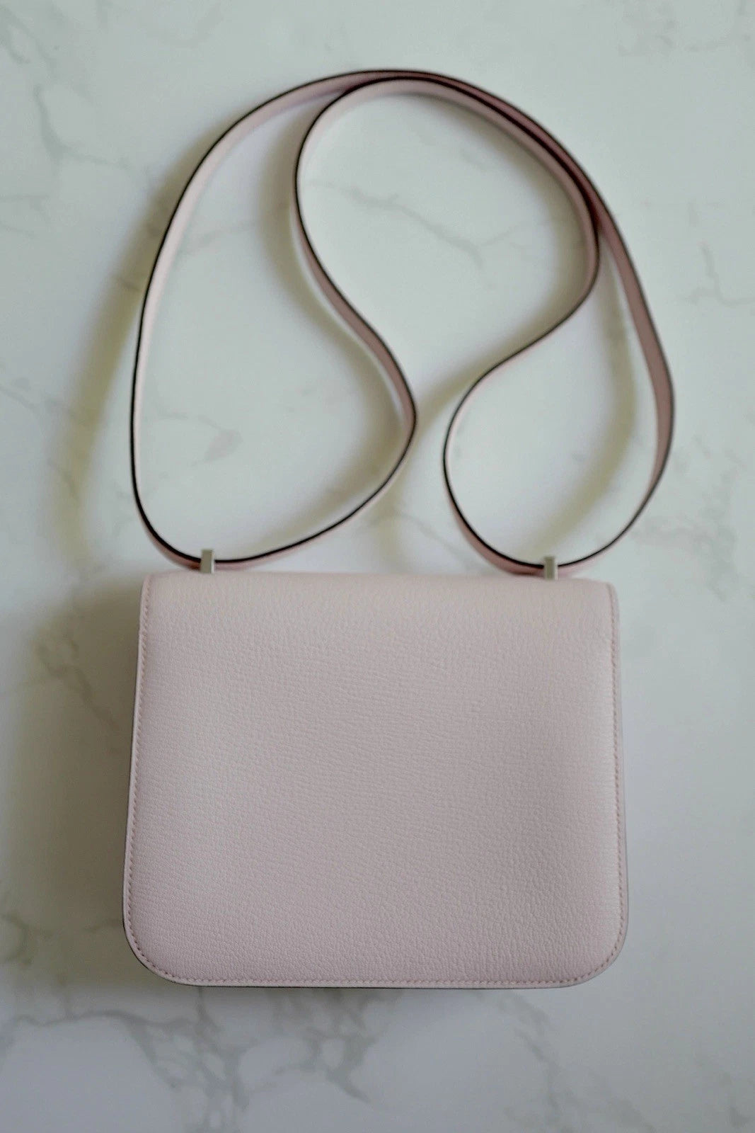 BNIB Hermes Mini Constance 18 Rose Darling Chevre leather with Palladium HW 2025