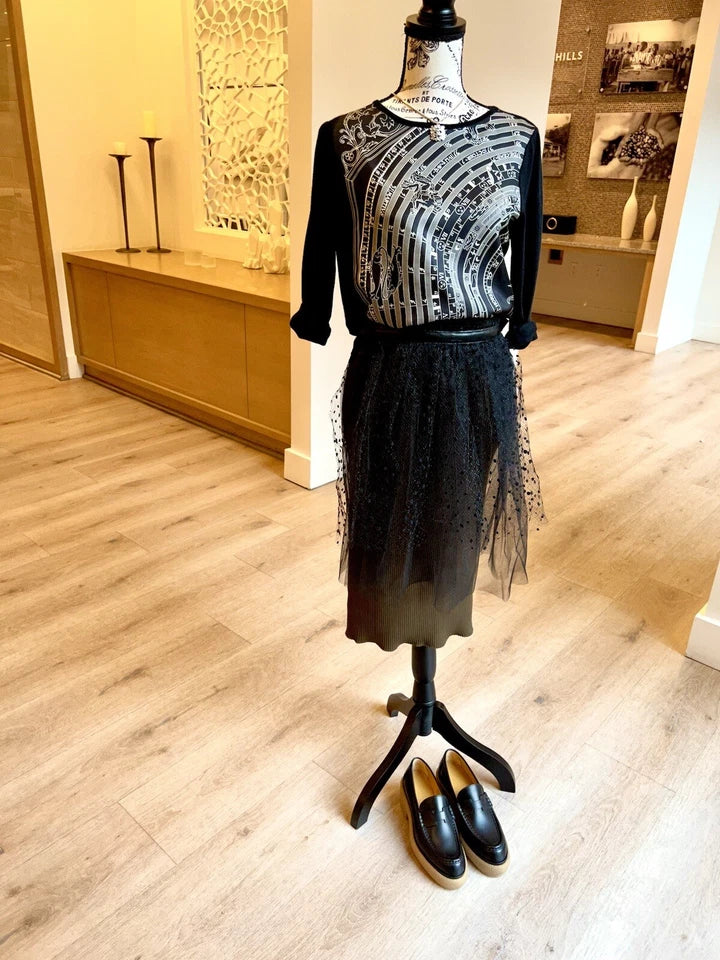 NEW Hermes Dress Shirt Astrologie In Noir (black) Size 34